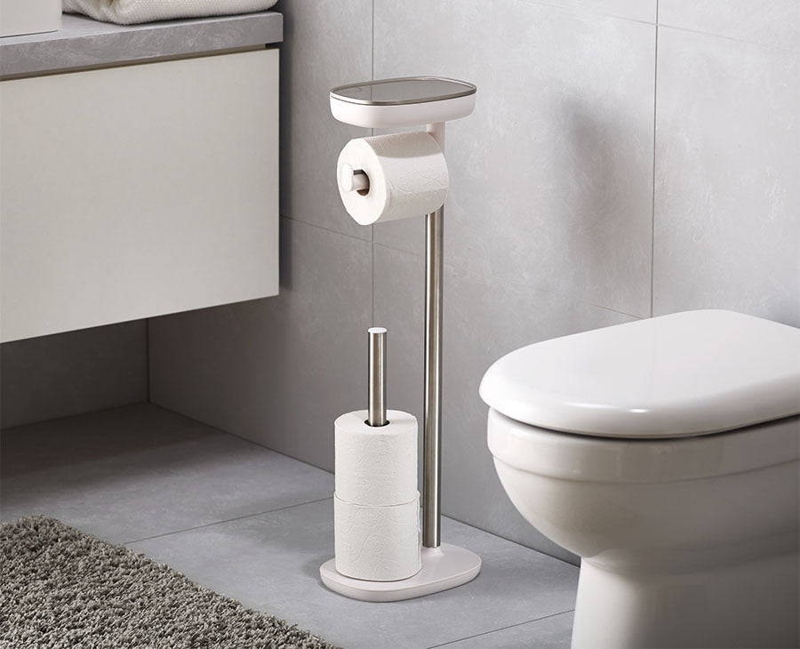 joseph-joseph-easystore-stainless-steel-toilet-roll-holder image 2
