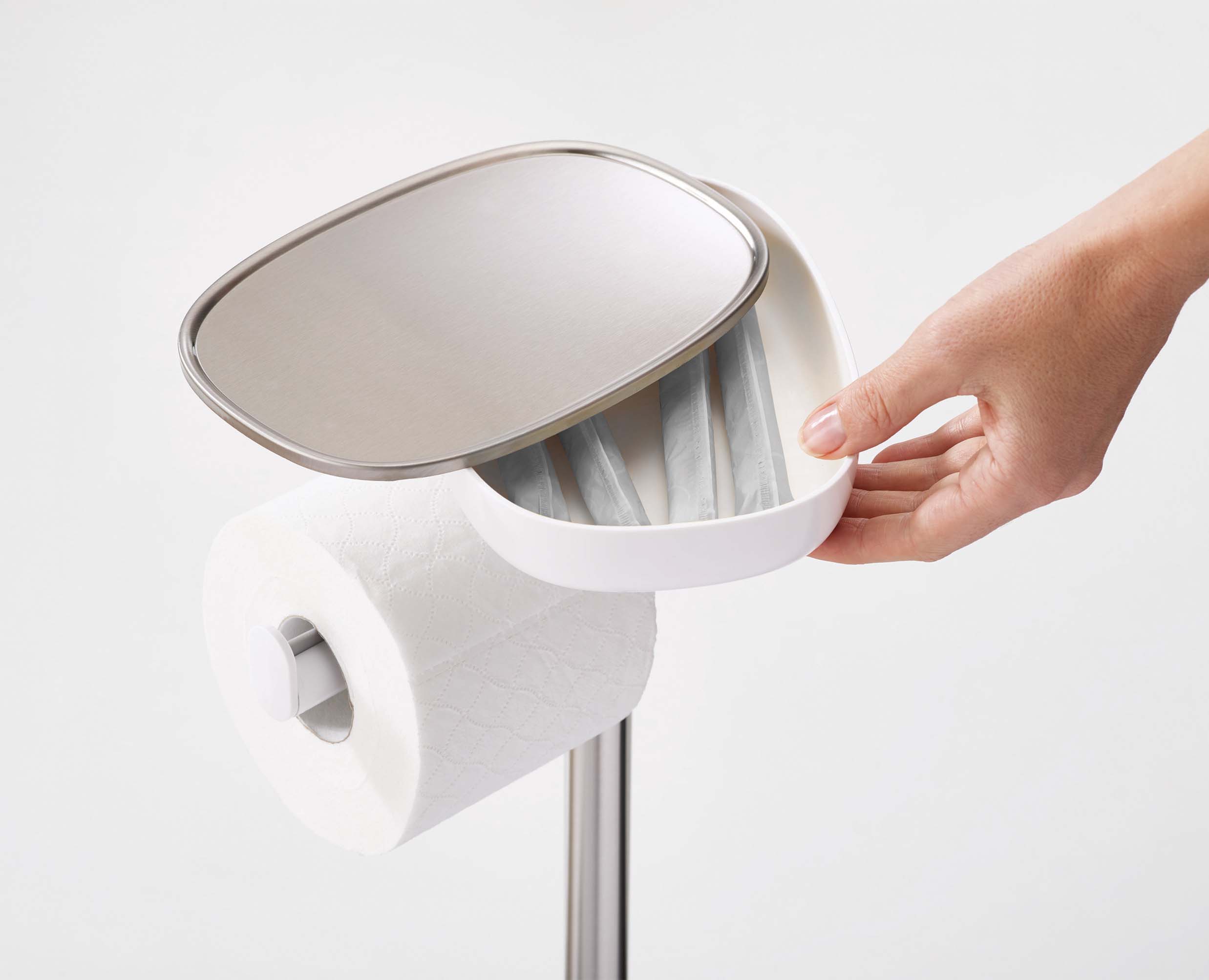 joseph-joseph-easystore-stainless-steel-toilet-roll-holder image 4