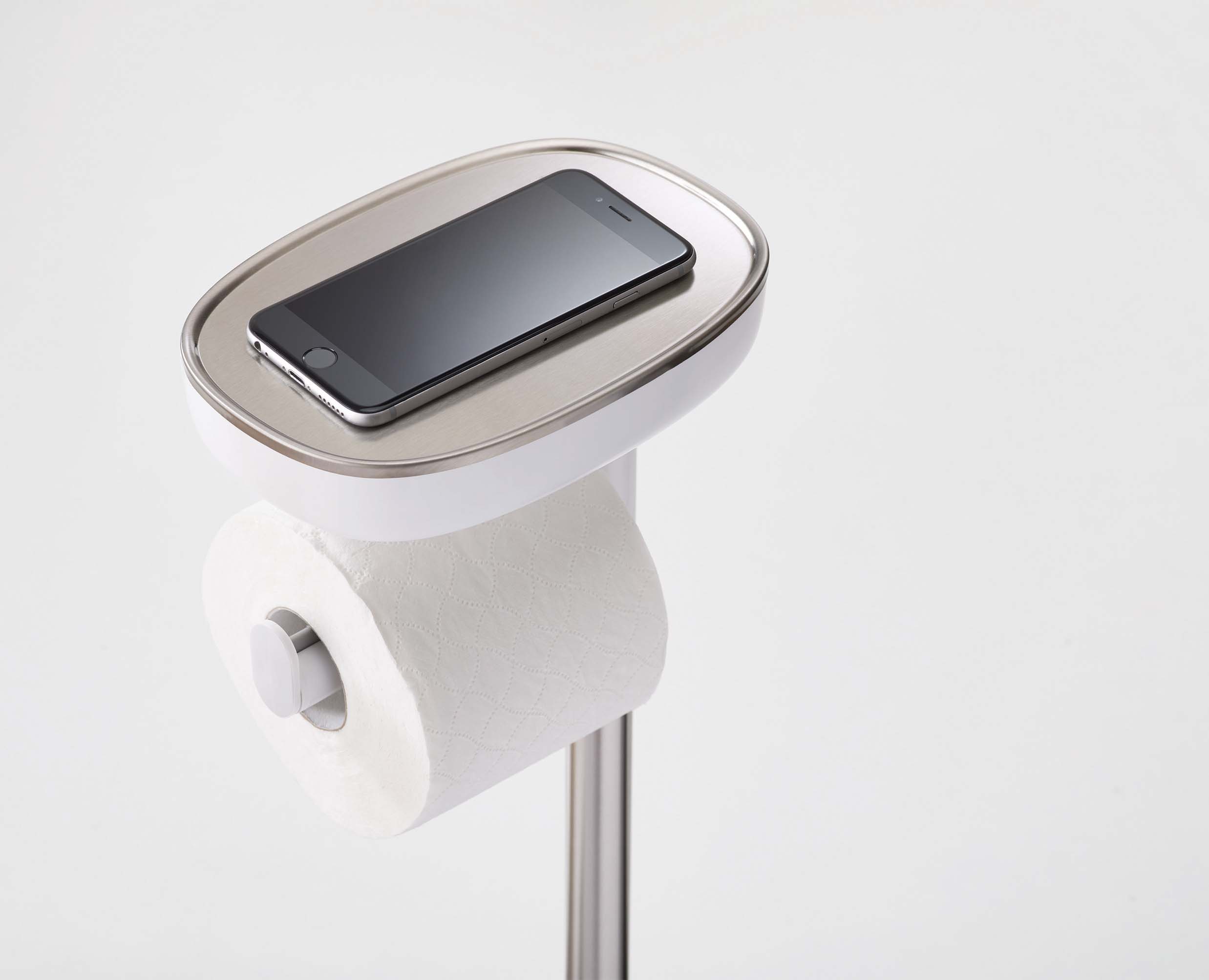 joseph-joseph-easystore-stainless-steel-toilet-roll-holder image 5