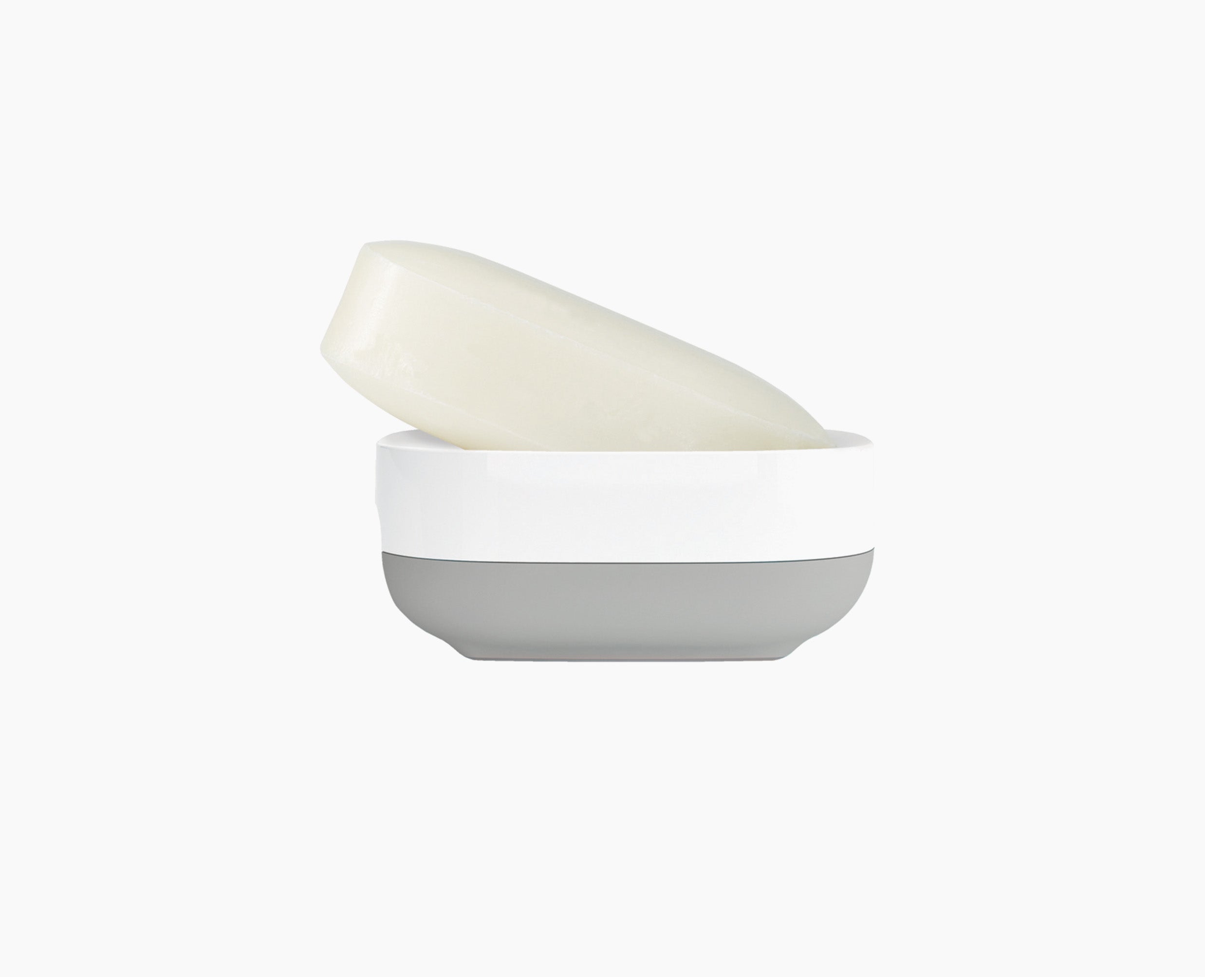 joseph-joseph-slim-compact-light-grey-soap-dish image 5