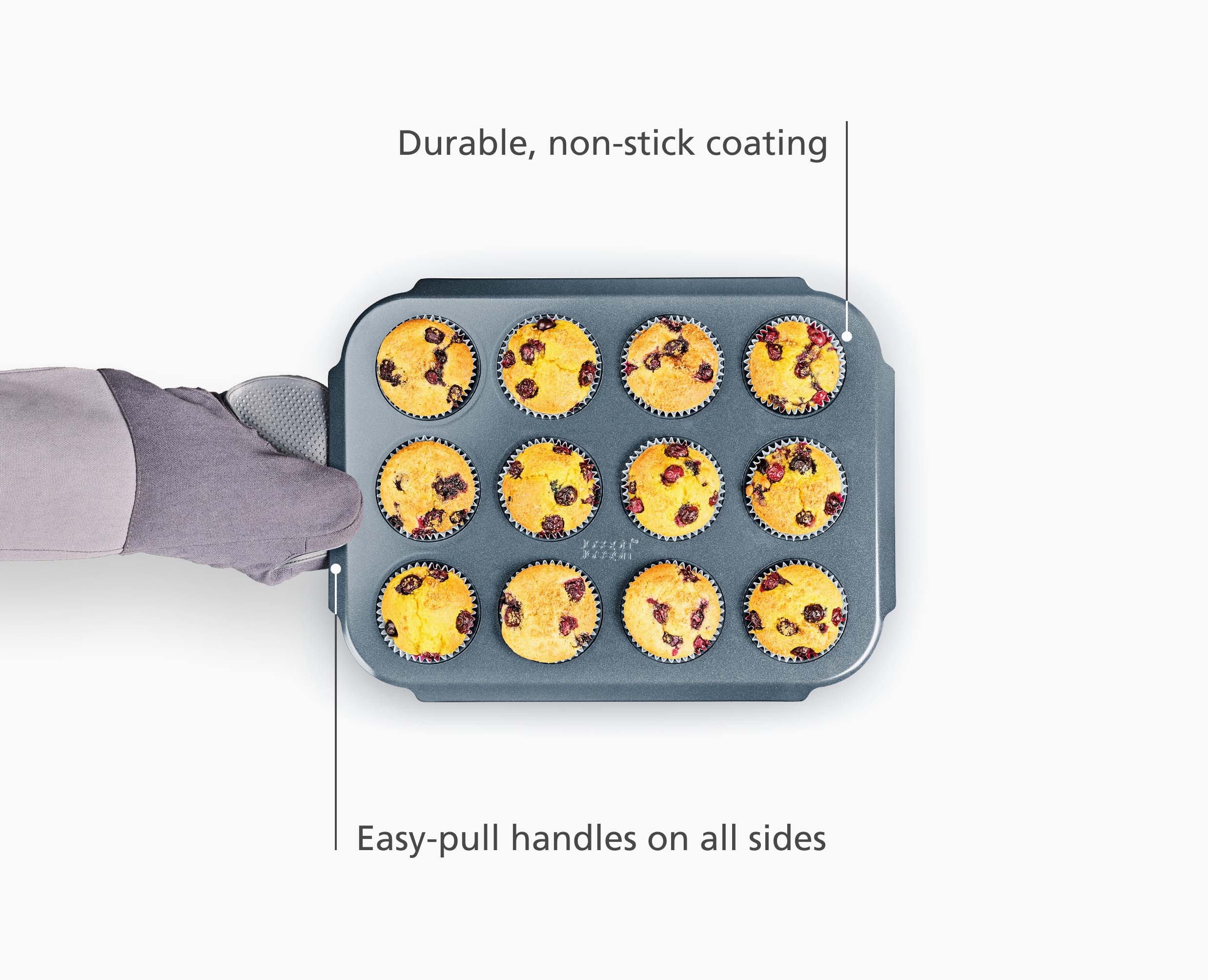 joseph-joseph-nest-bake-non-stick-12-cup-muffin-tray-blue image 4