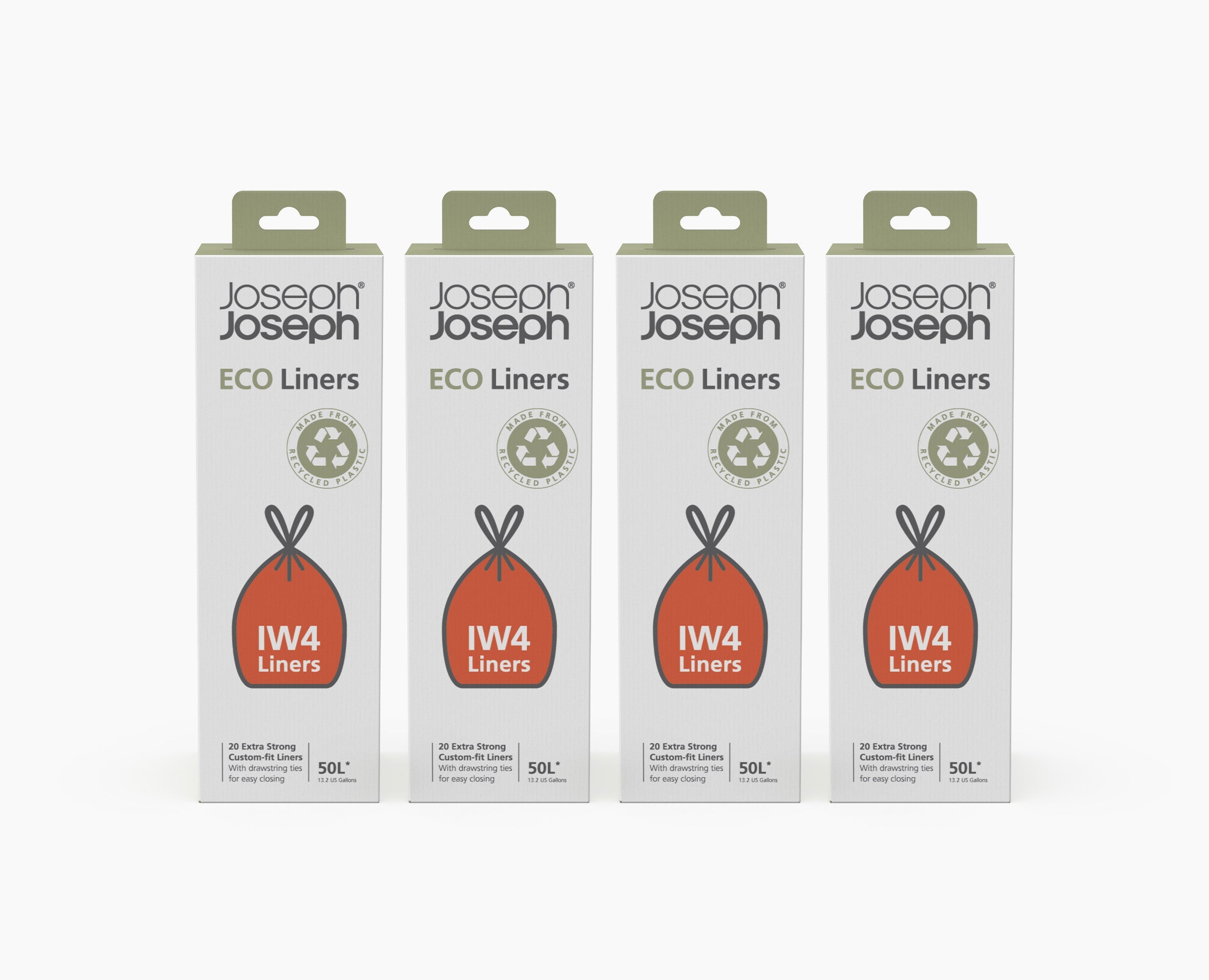joseph-joseph-iw4-50l-grey-recycled-bin-liners-4-pack image 3