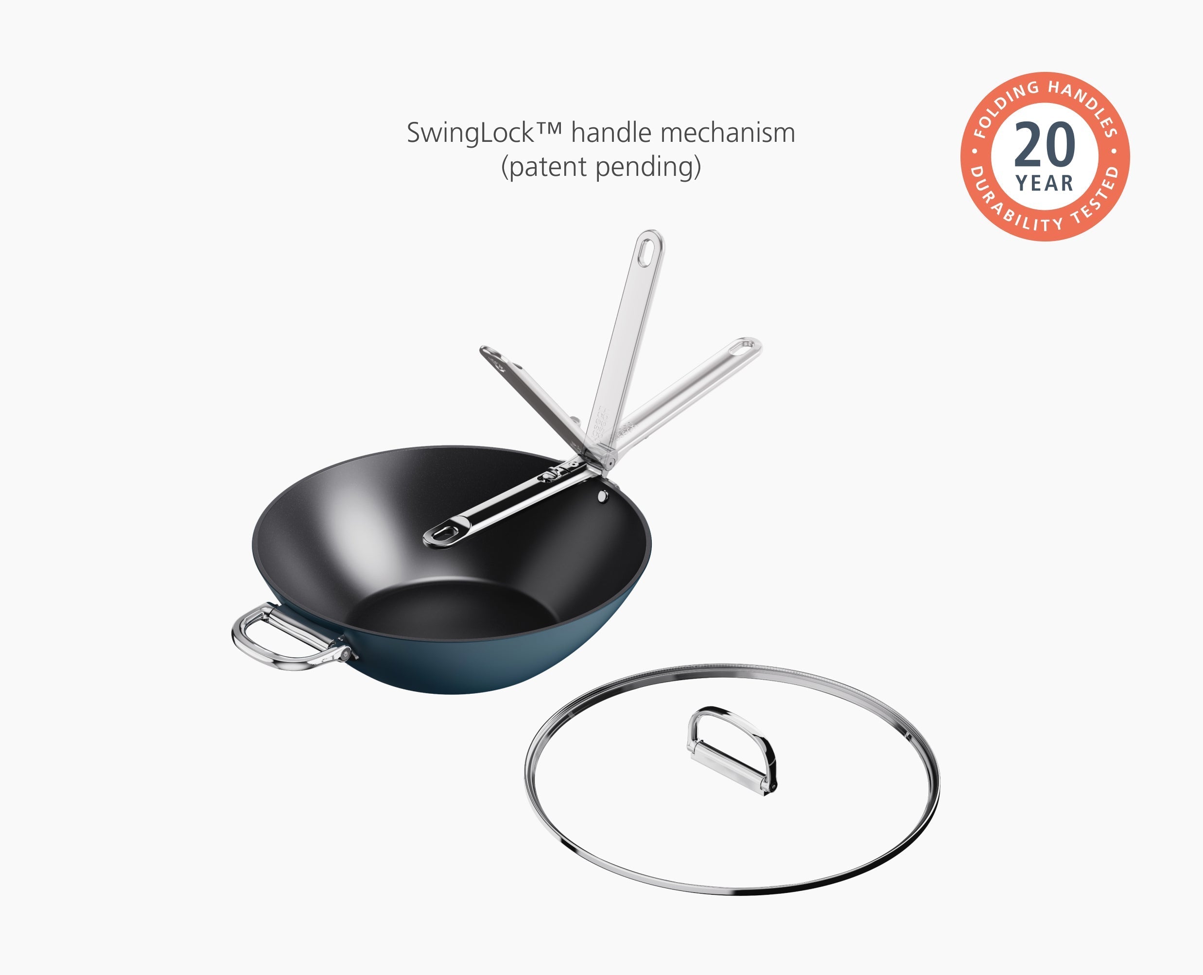 joseph-joseph-space-wok-utensil-set-32cm-ceramic-non-stick-with-folding-handles image 6