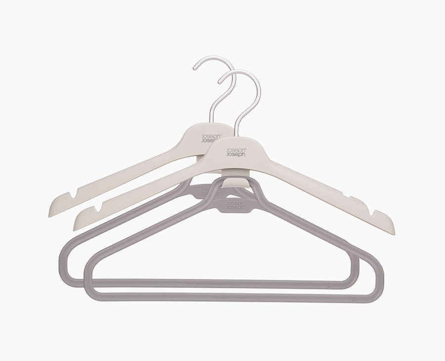 joseph-joseph-orderly-set-of-2-ecru-long-garment-hangers image 1