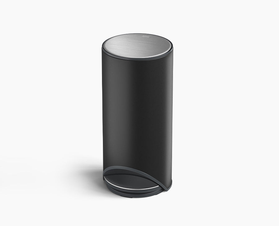 joseph-joseph-arc-30l-easy-push-matt-black-pedal-bin image 1