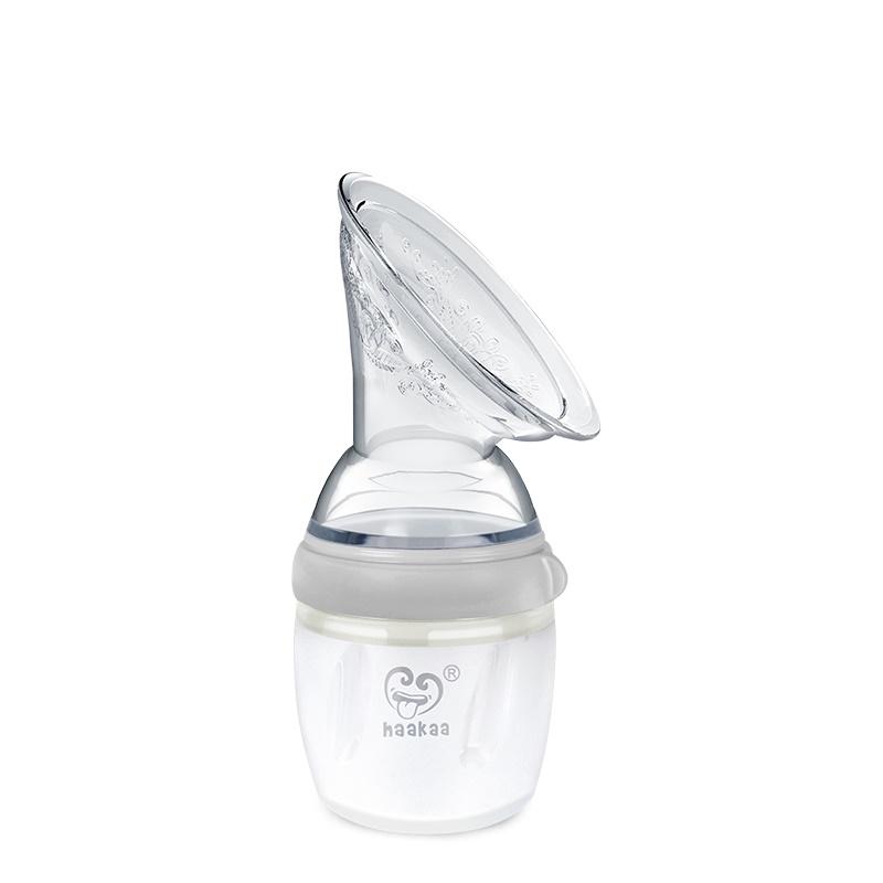 haakaa-gen-3-silicone-breast-pump-with-detachable-bottle-pack-of-4 image 4