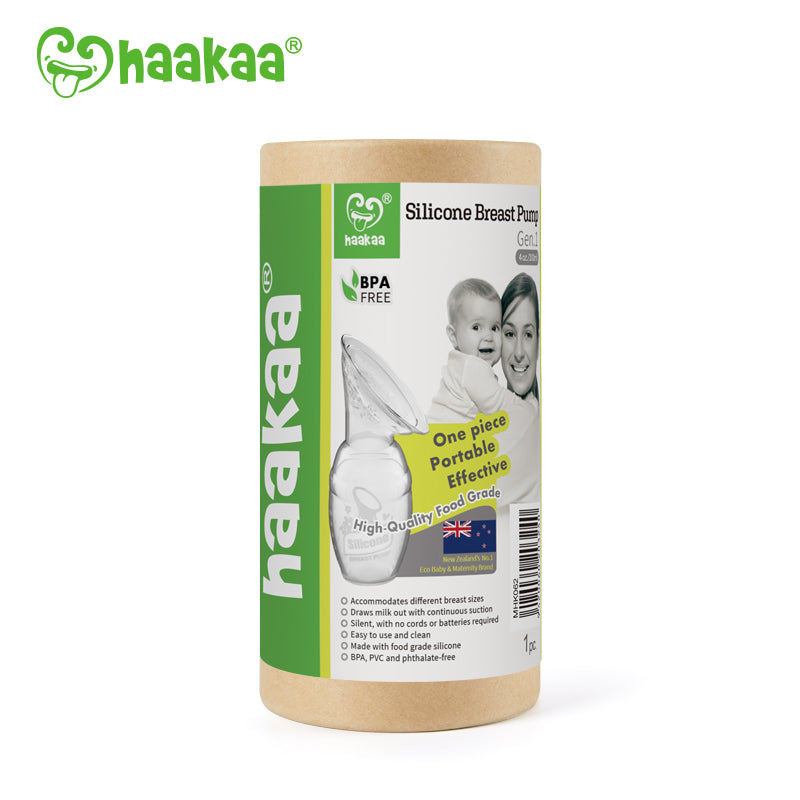 haakaa-gen-1-silicone-breast-pump-4-oz-with-flower-stopper image 5