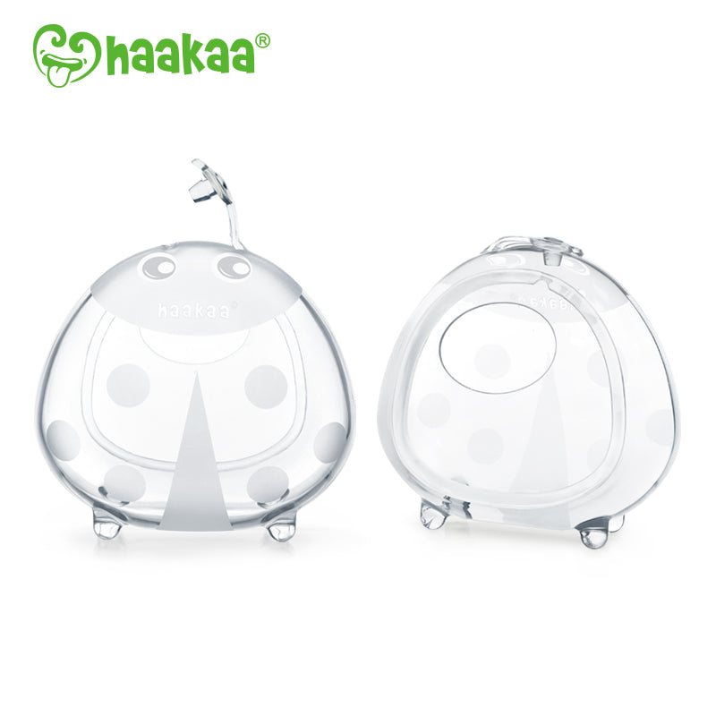 haakaa-ladybug-silicone-milk-collector-2-5-oz-75-ml-2pk-pack-of-4 image 1