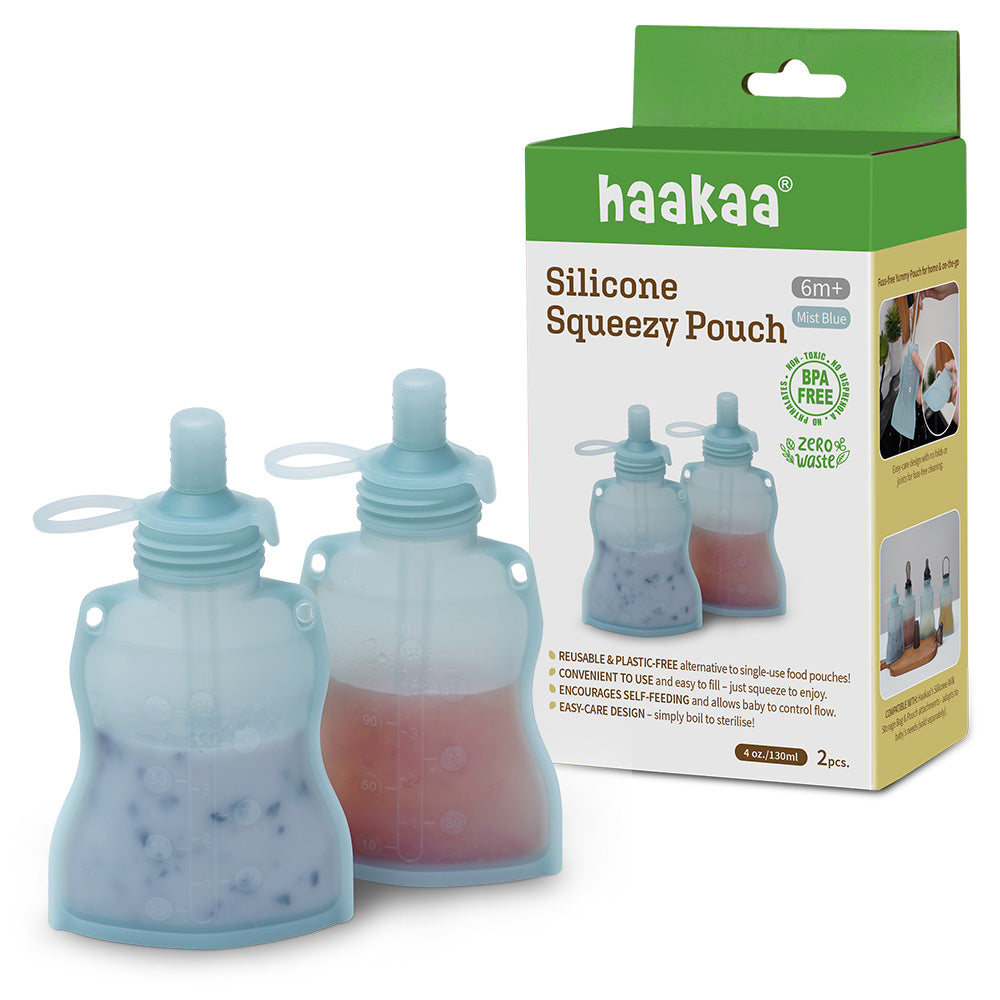 haakaa-silicone-yummy-pouch-4-5-oz-130-ml-reusable-food-pouch image 1