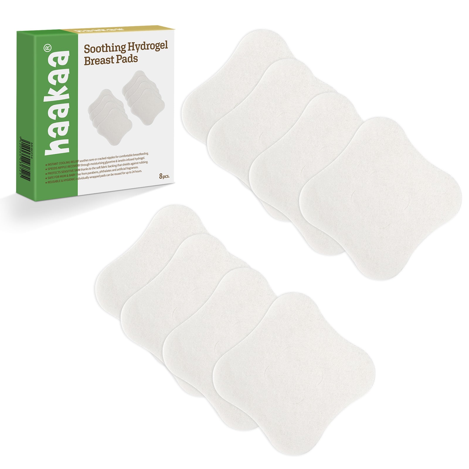 haakaa-soothing-hydrogel-breast-pads-infant-nursing-relief image 1