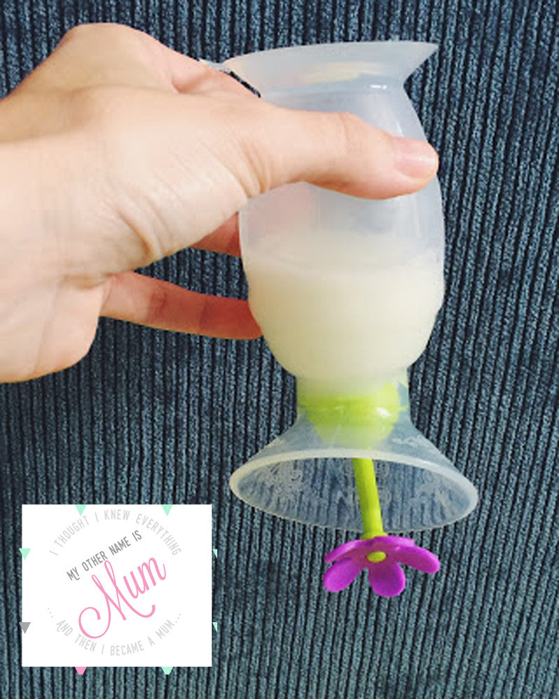 haakaa-gen-1-silicone-breast-pump-4-oz-with-flower-stopper image 2
