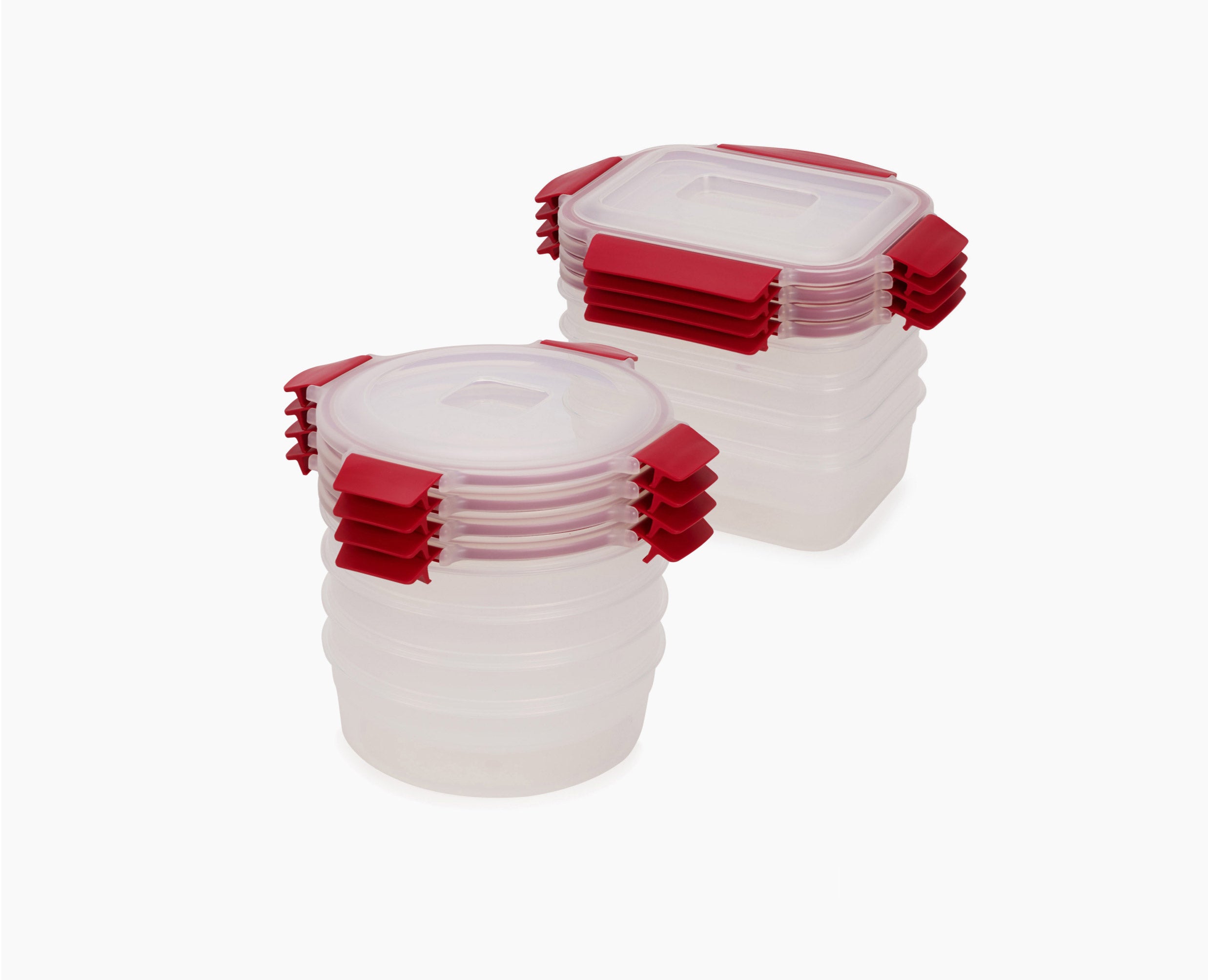 joseph-joseph-nest-lock-8-piece-container-set-red image 1