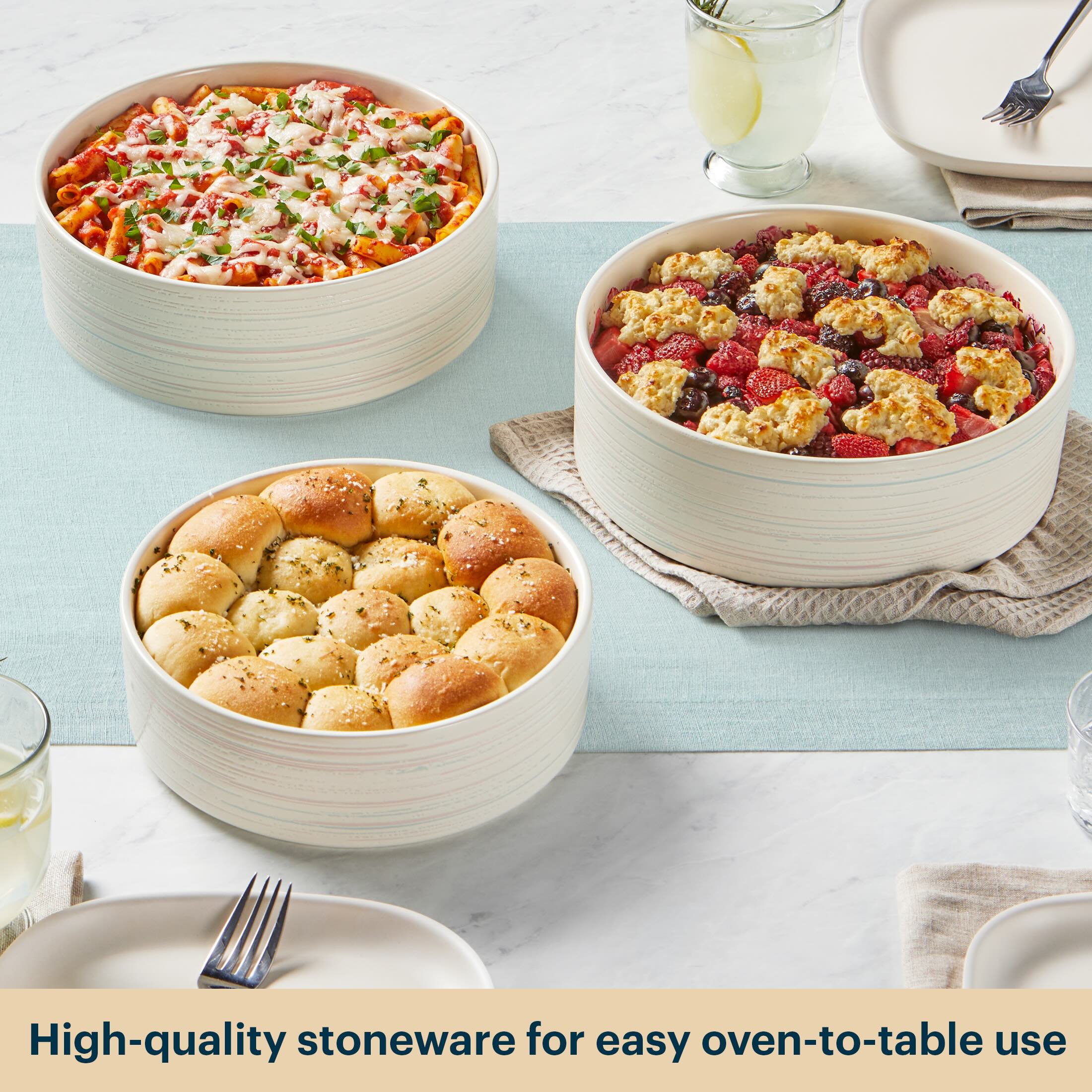pyrex-3-piece-round-ceramic-bakeware-set image 6