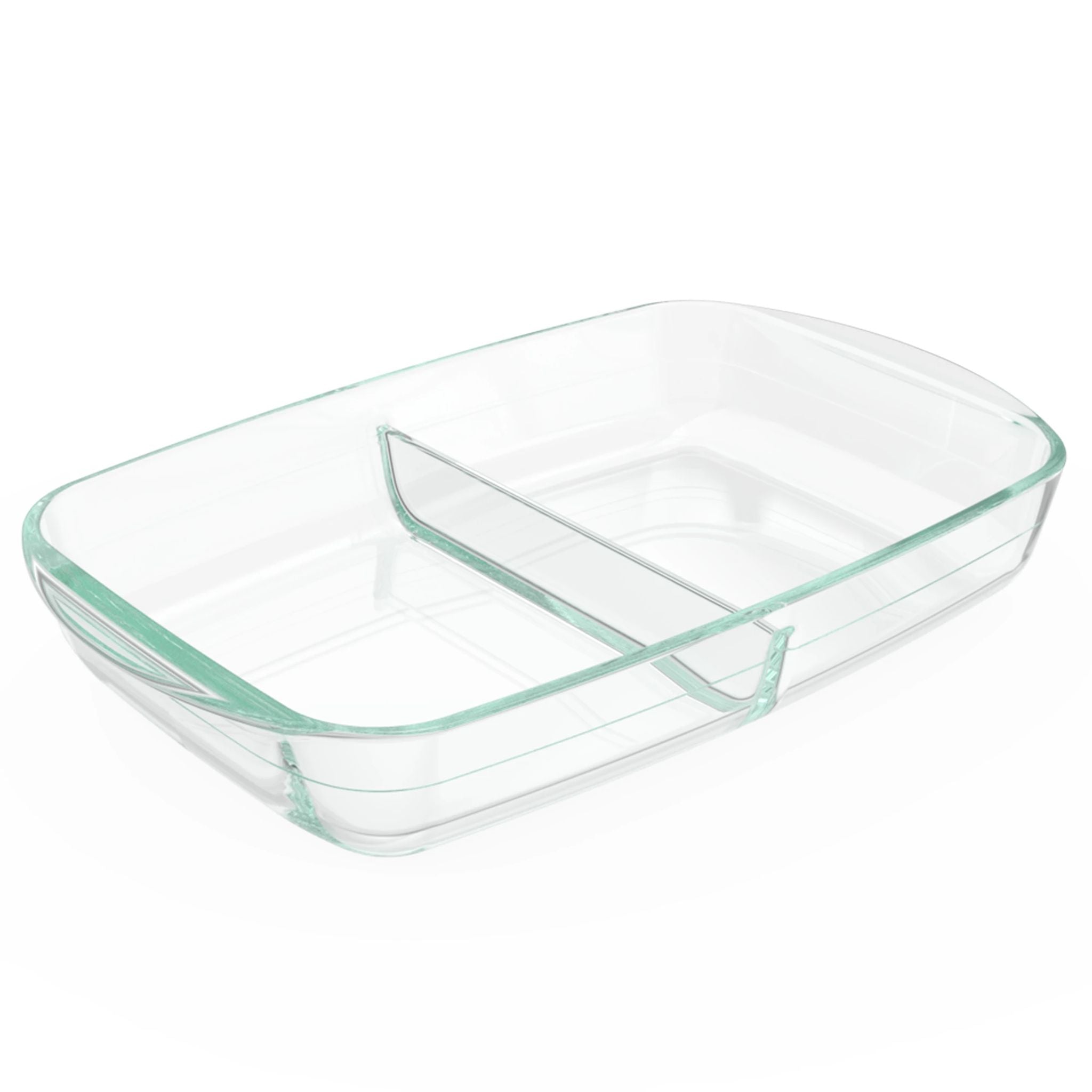 pyrex-8x12-divided-glass-baking-dish image 1