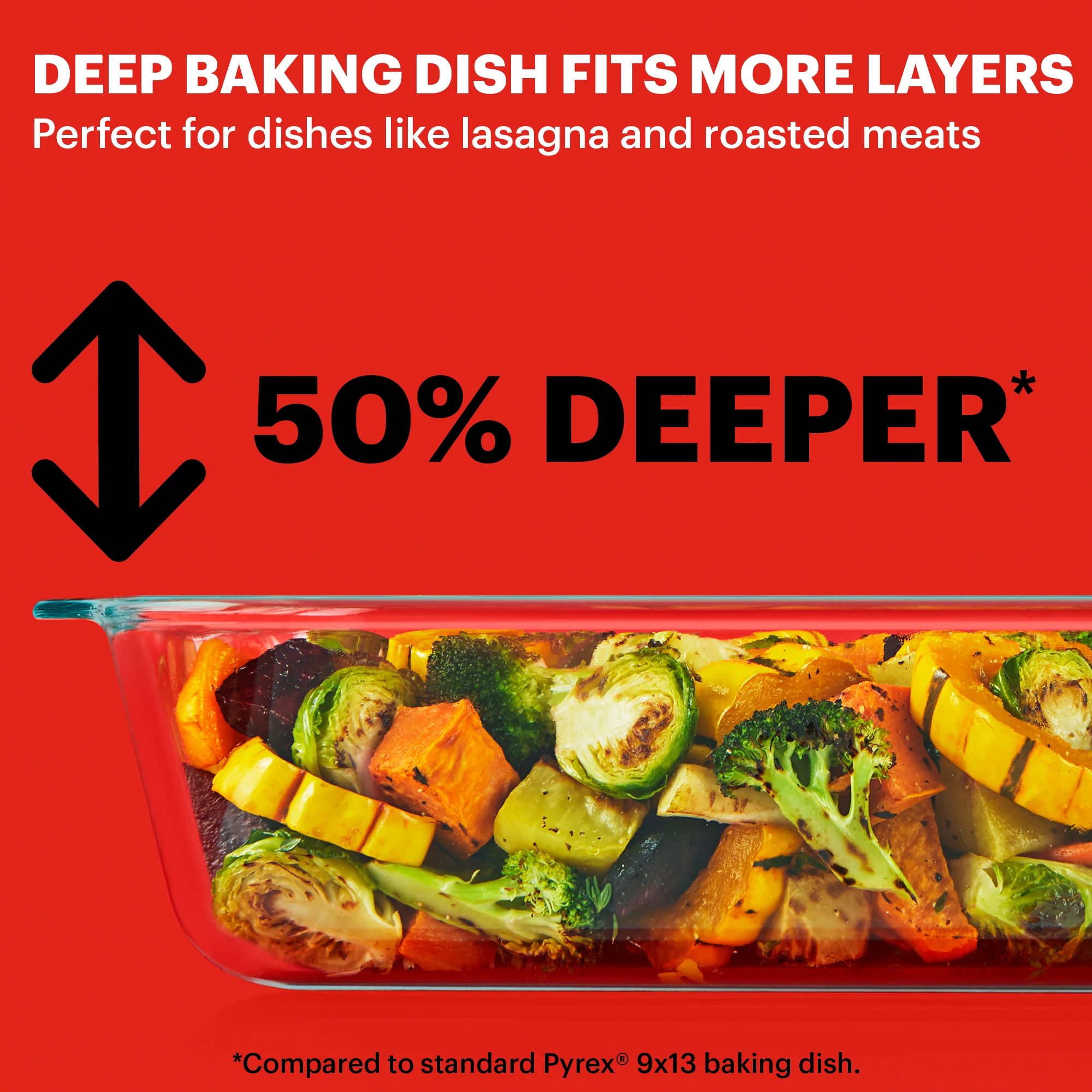pyrex-deep-9-x-13-oblong-glass-baking-dish image 2