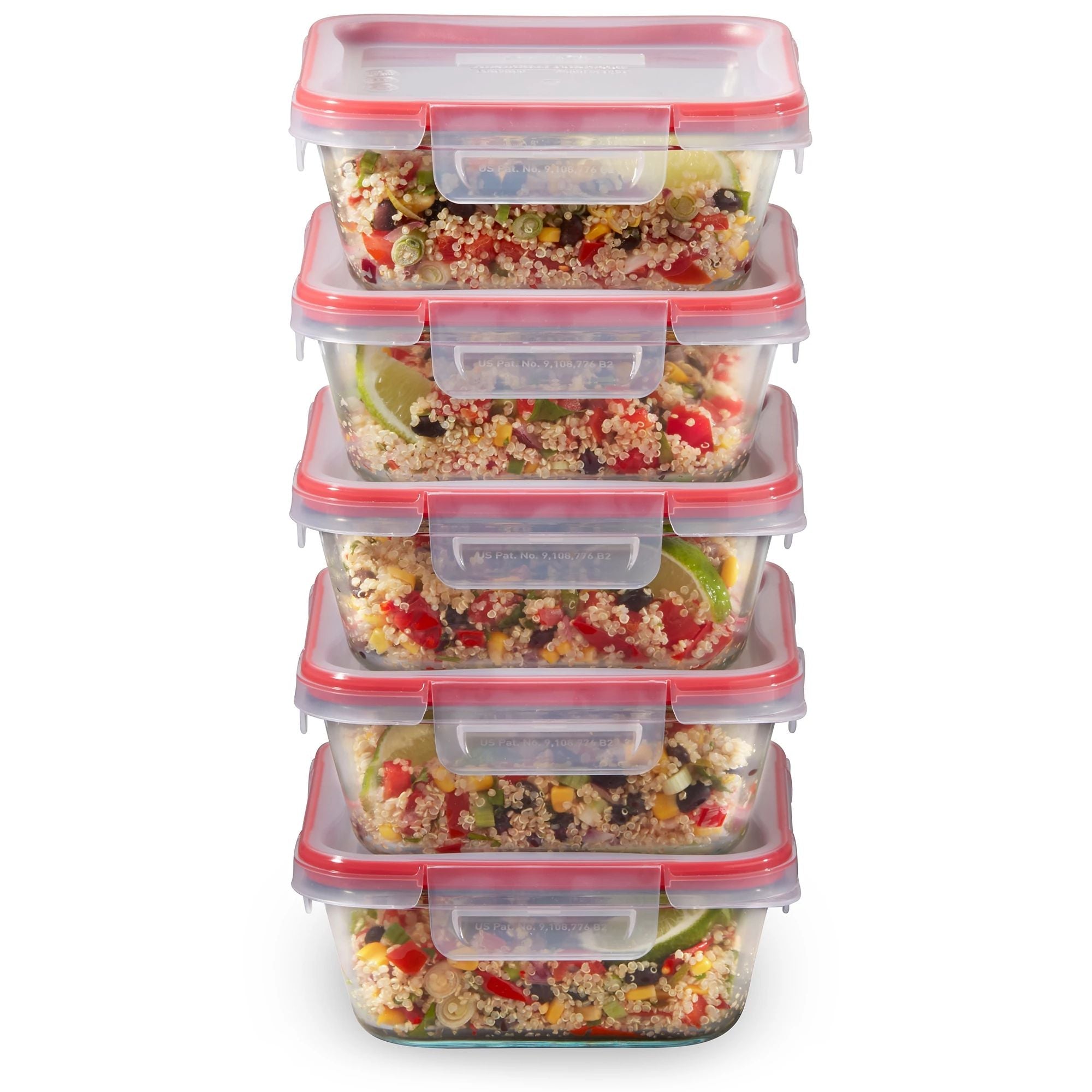 pyrex-freshlock-10-piece-meal-prep-glass-storage-set image 2