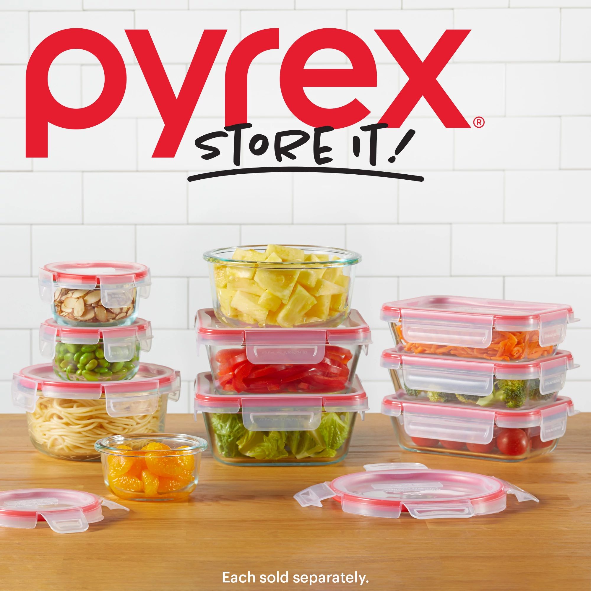 pyrex-freshlock-14-piece-mixed-size-glass-food-storage-set image 5