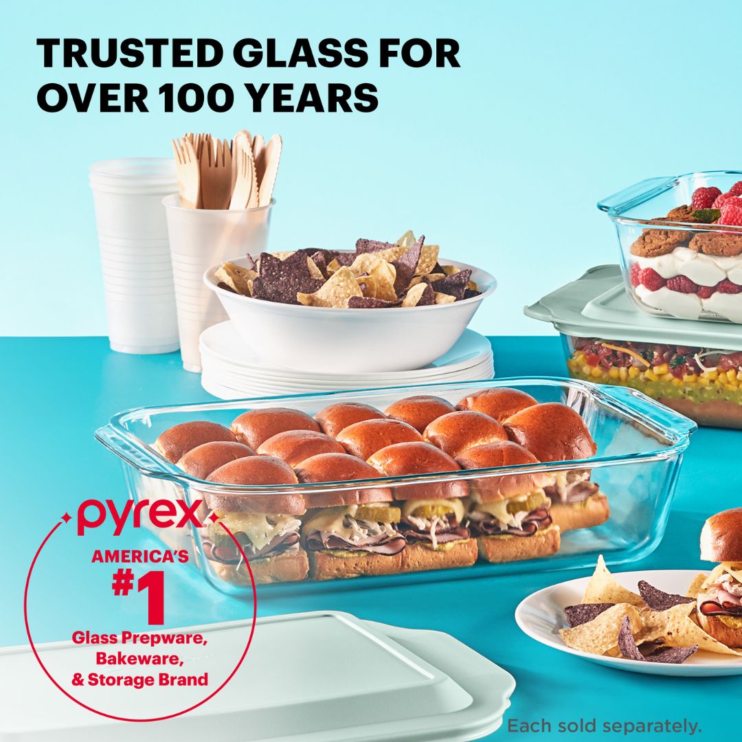 pyrex-deep-9x13-rectangular-glass-baking-dish-with-blue-lid image 4