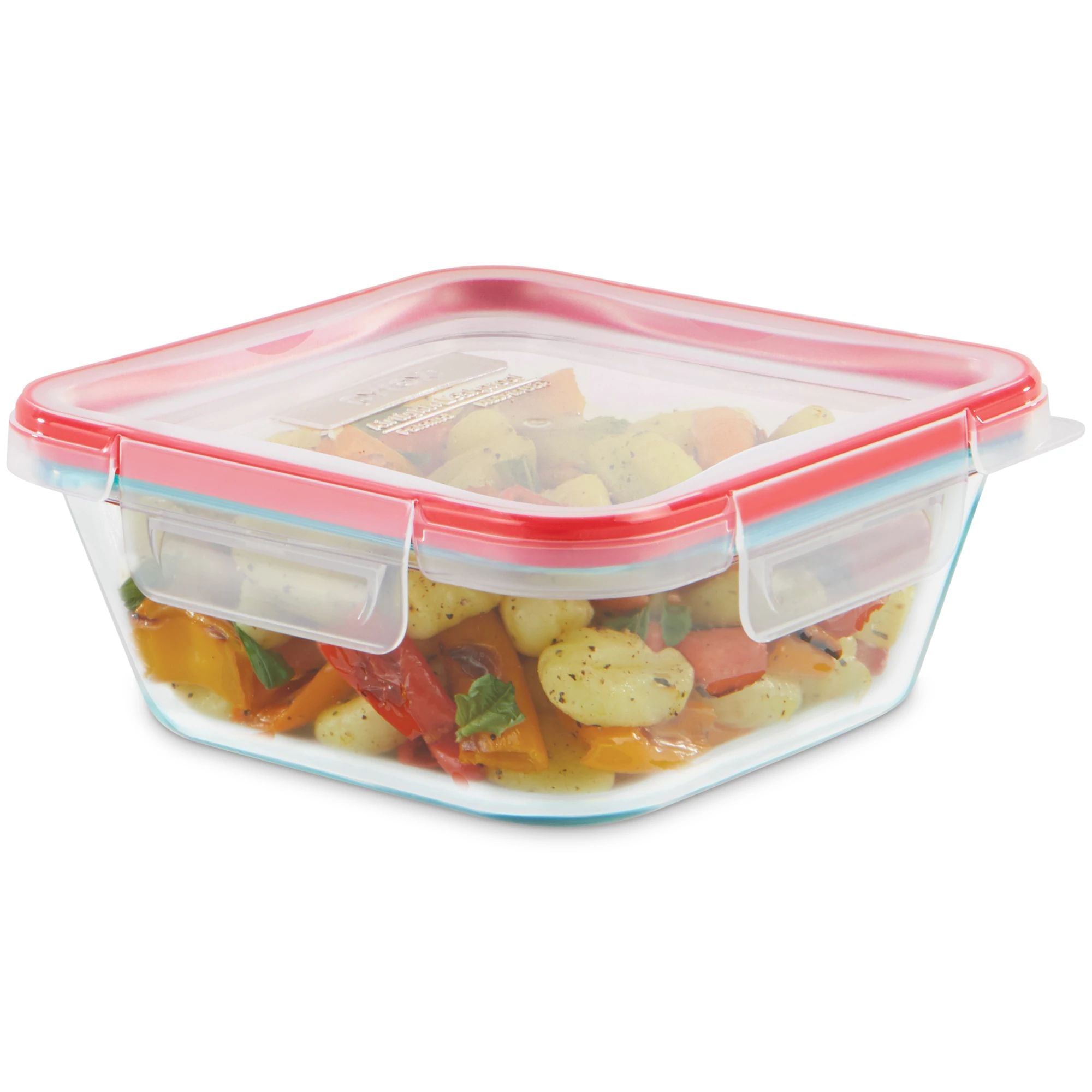 pyrex-freshlock-4-cup-square-glass-storage-container-with-locking-lid image 2