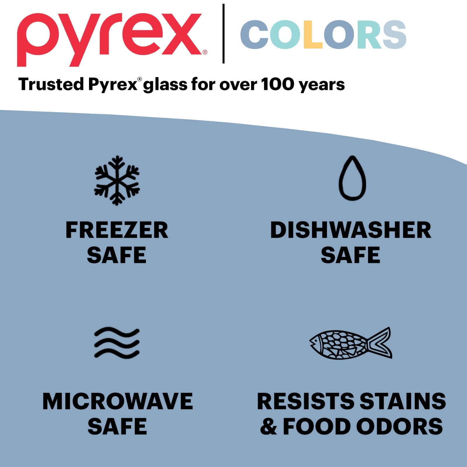 pyrex-simply-store-tinted-6-piece-rectangle-glass-storage-set-with-green-lids image 5