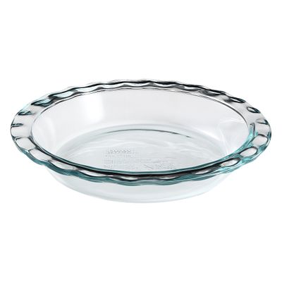 pyrex-easy-grab-9-5-inch-glass-pie-plate image 1