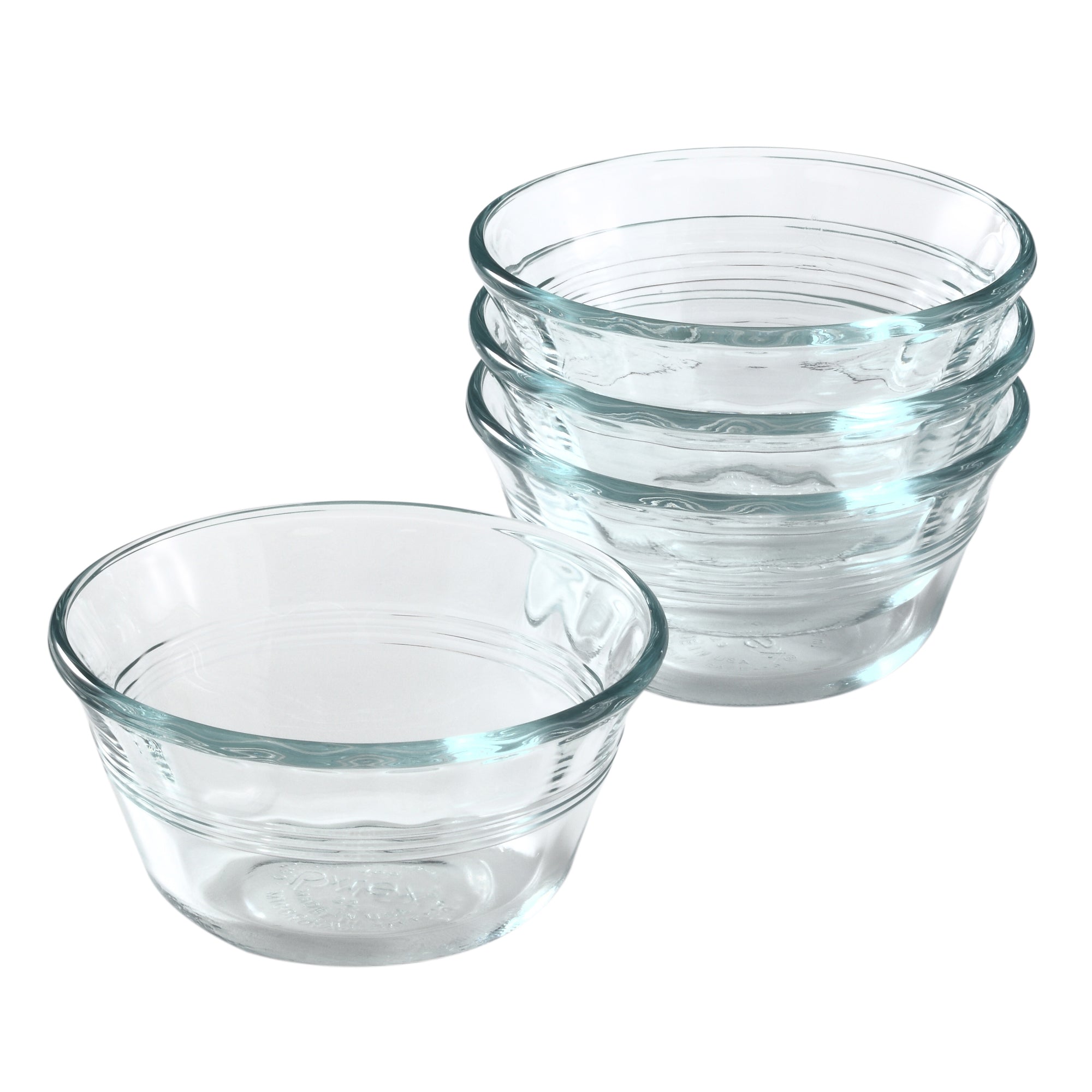 pyrex-4-piece-6-ounce-glass-custard-cup-set image 1