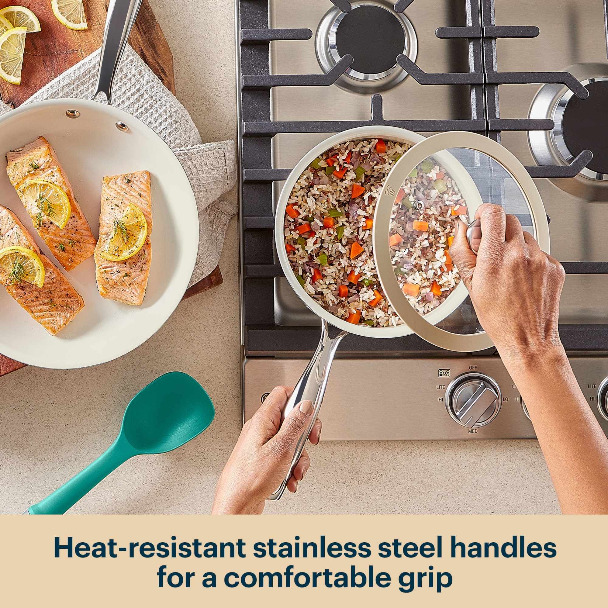 pyrex-ceramic-cookware-3-piece-set-with-two-pans-and-glass-lid image 4