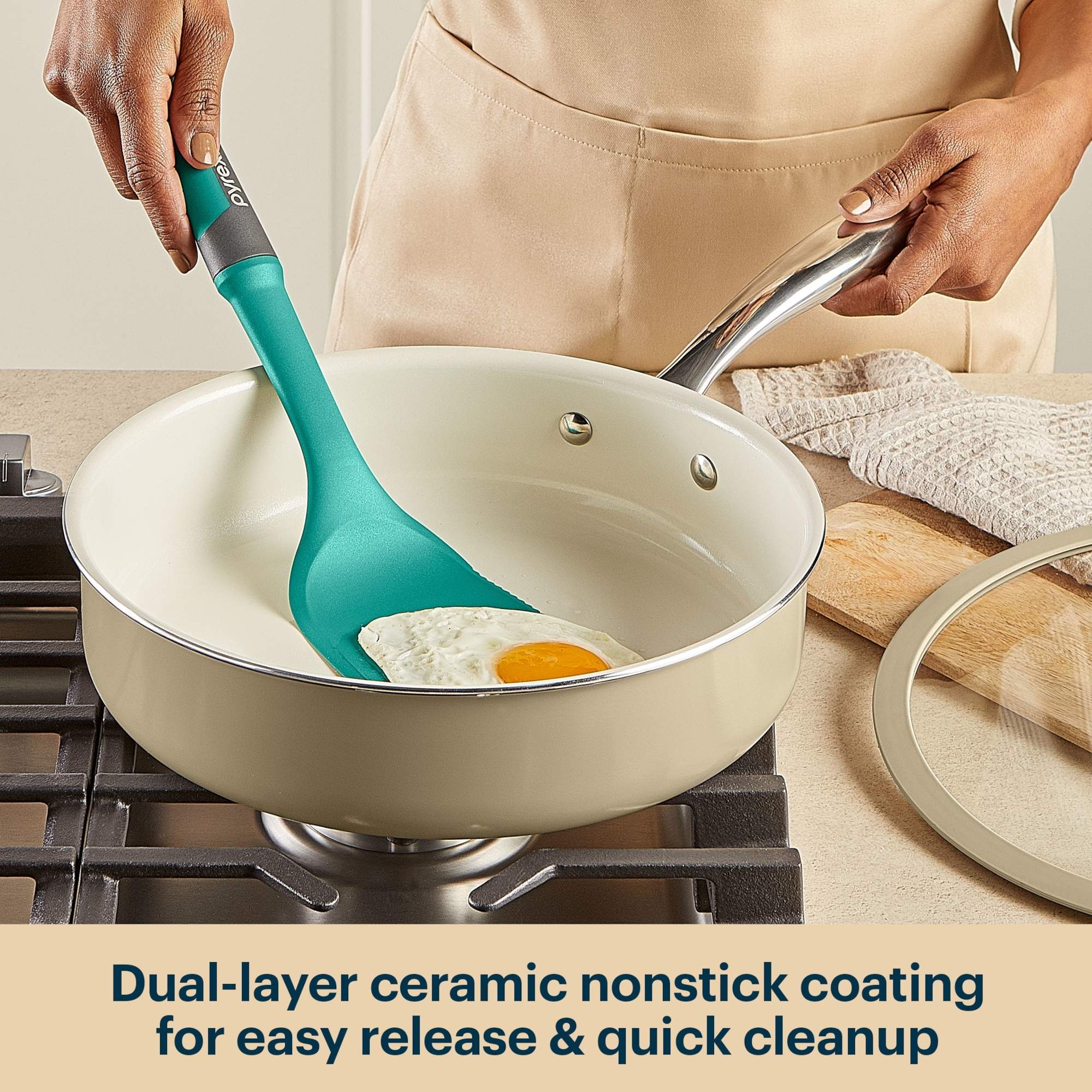 pyrex-ceramic-cookware-10-8-inch-3-5-quart-deep-fry-pan-with-lid image 3