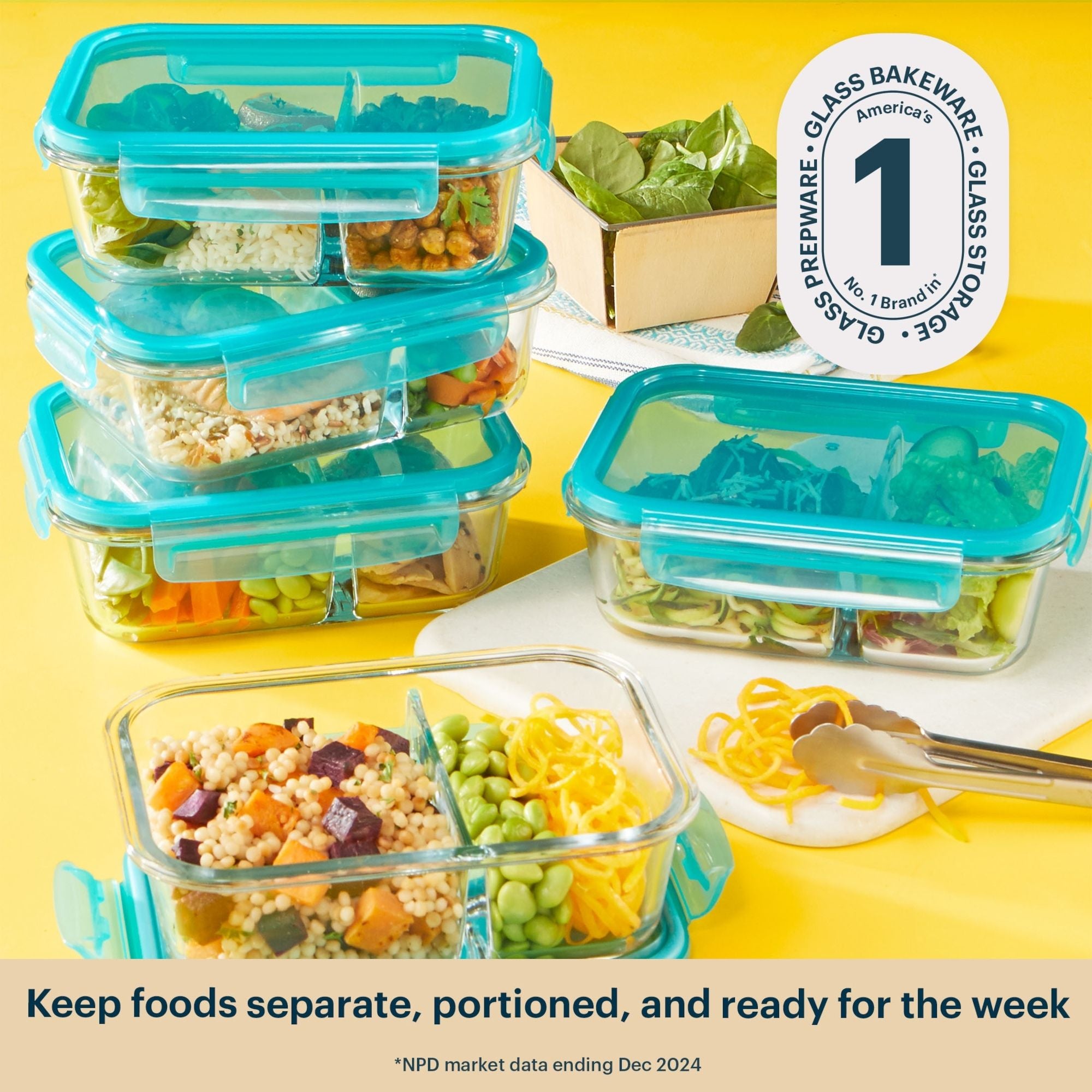 pyrex-mealbox-10-piece-divided-glass-storage-set image 5