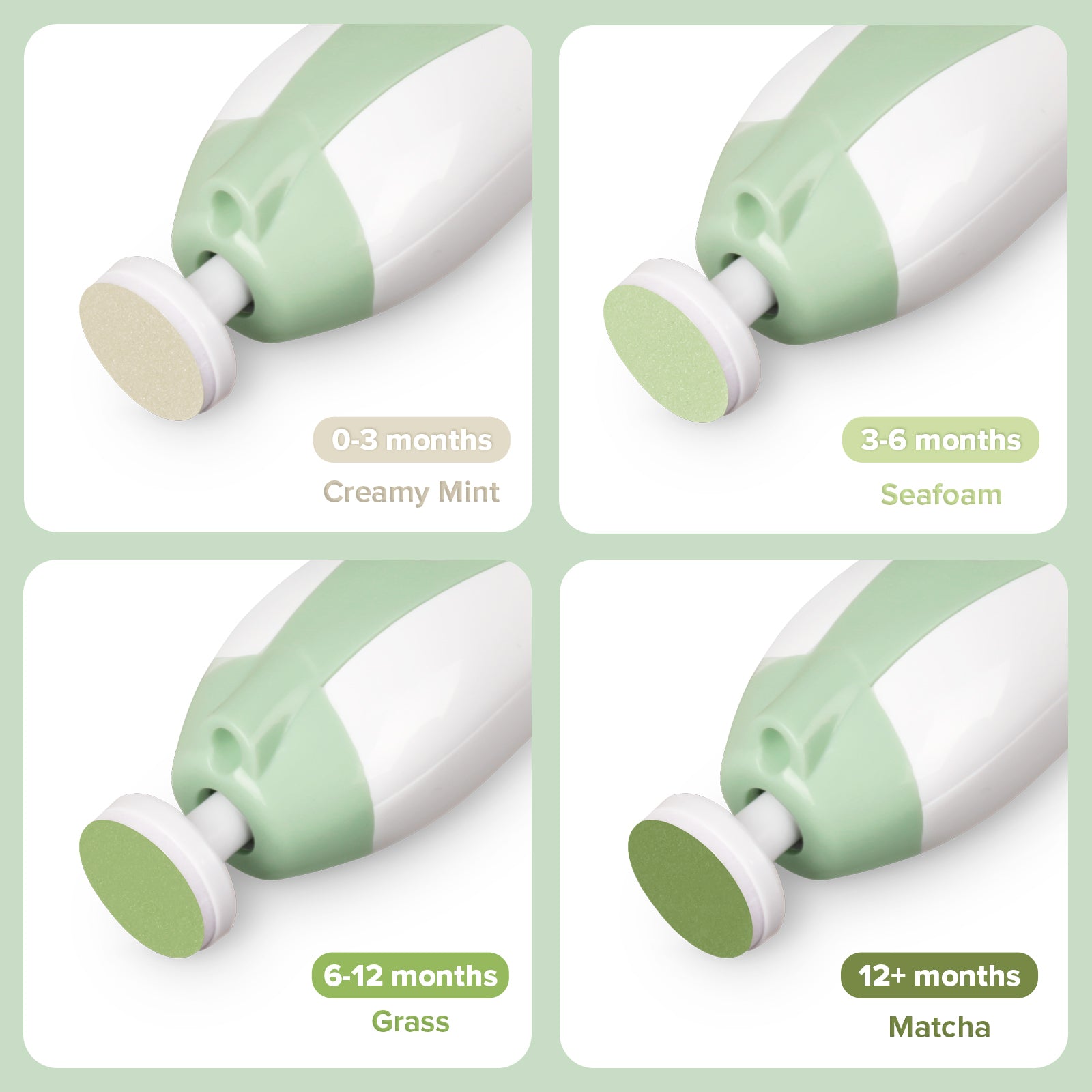 haakaa-nail-trimmer-replacement-pads-meadow-4-pack image 4