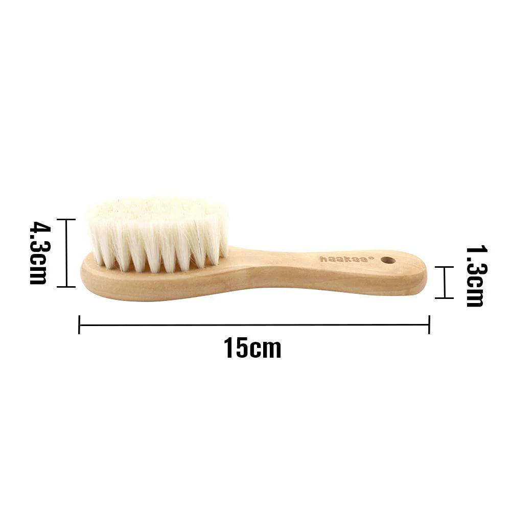 haakaa-goats-wool-wooden-baby-brush-comb-set image 6