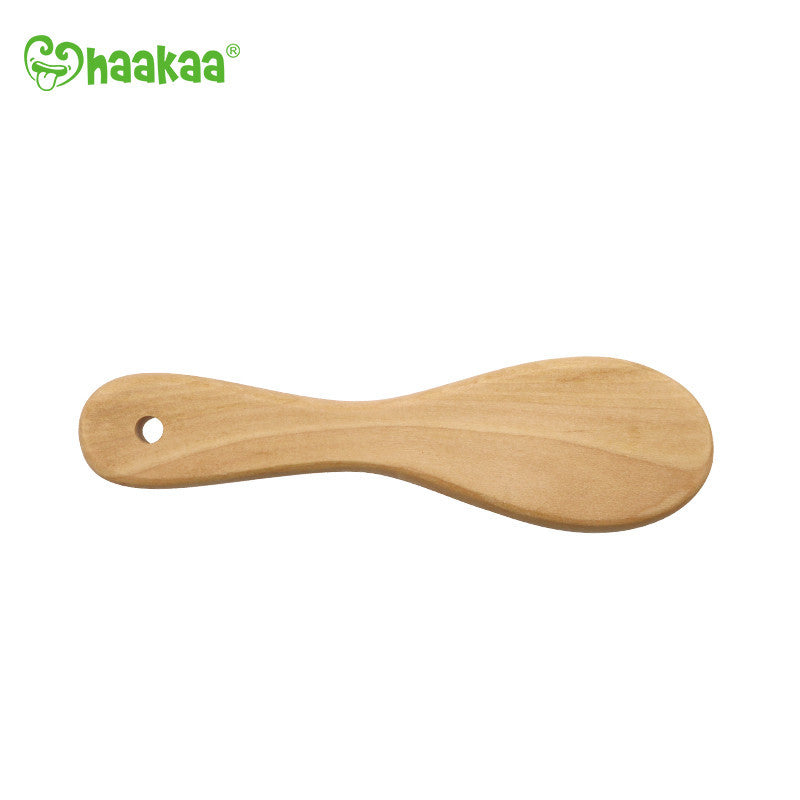haakaa-goats-wool-wooden-baby-hairbrush-2-pack image 4