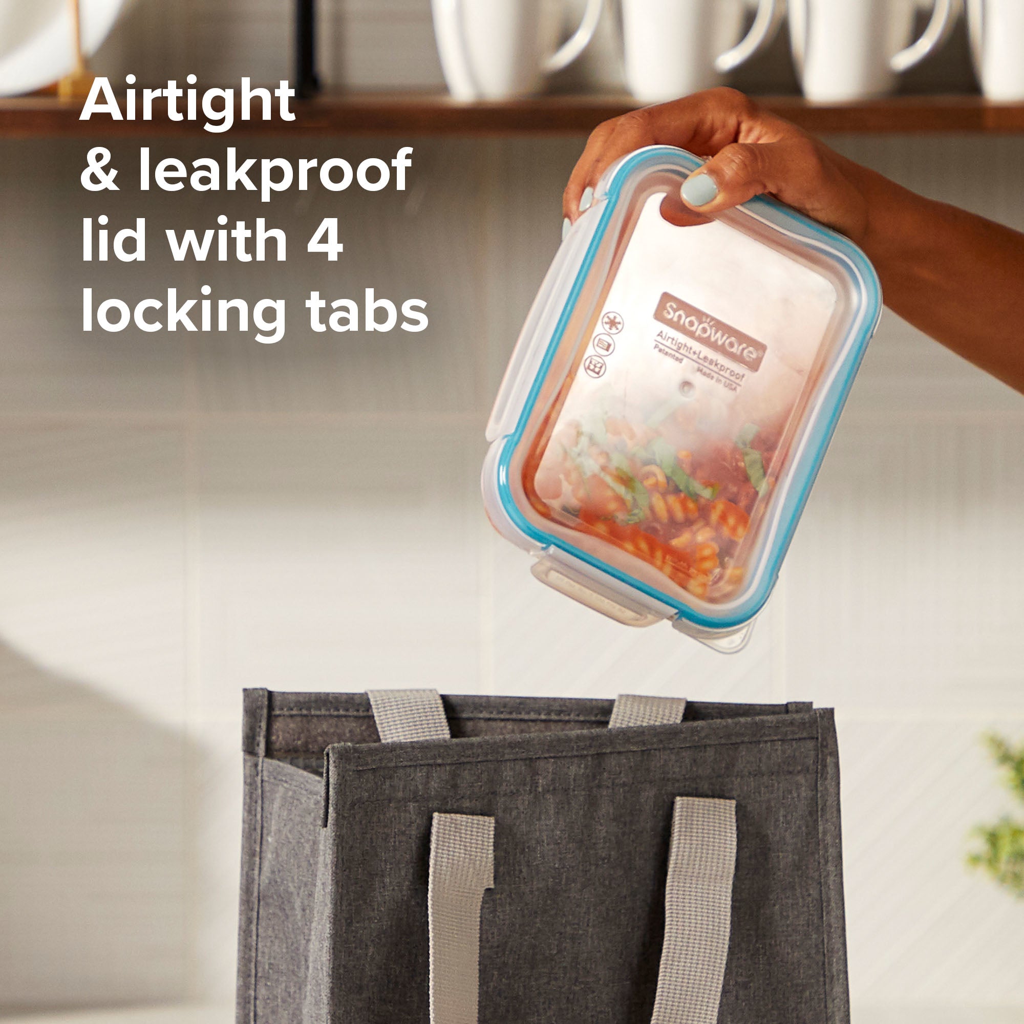 snapware-total-solution-6-piece-rectangular-plastic-food-storage-set image 5