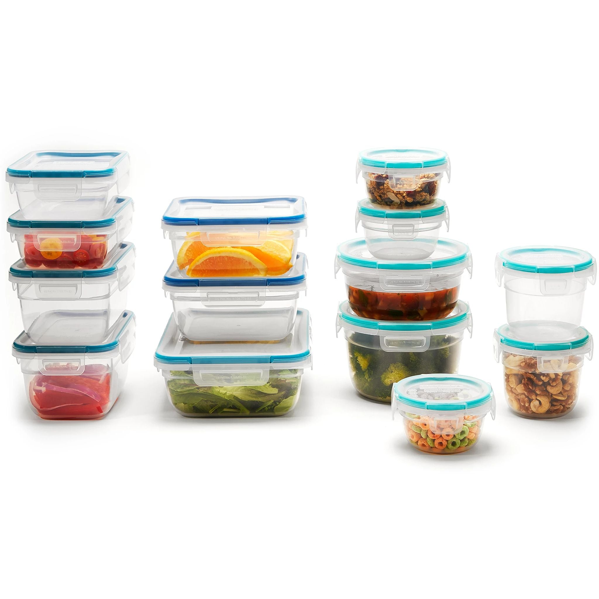 snapware-total-solution-28-piece-plastic-food-storage-set image 2