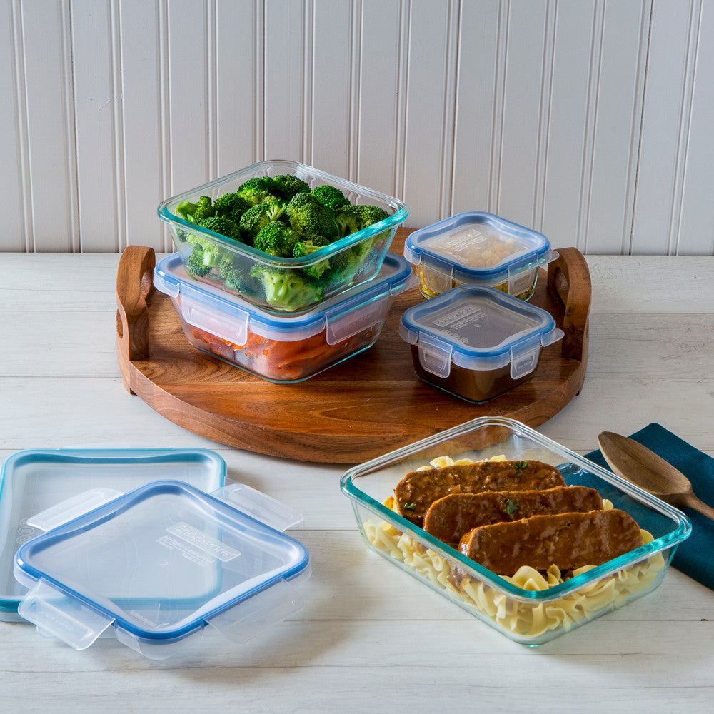snapware-total-solution-pyrex-glass-10-piece-food-storage-container-set image 2