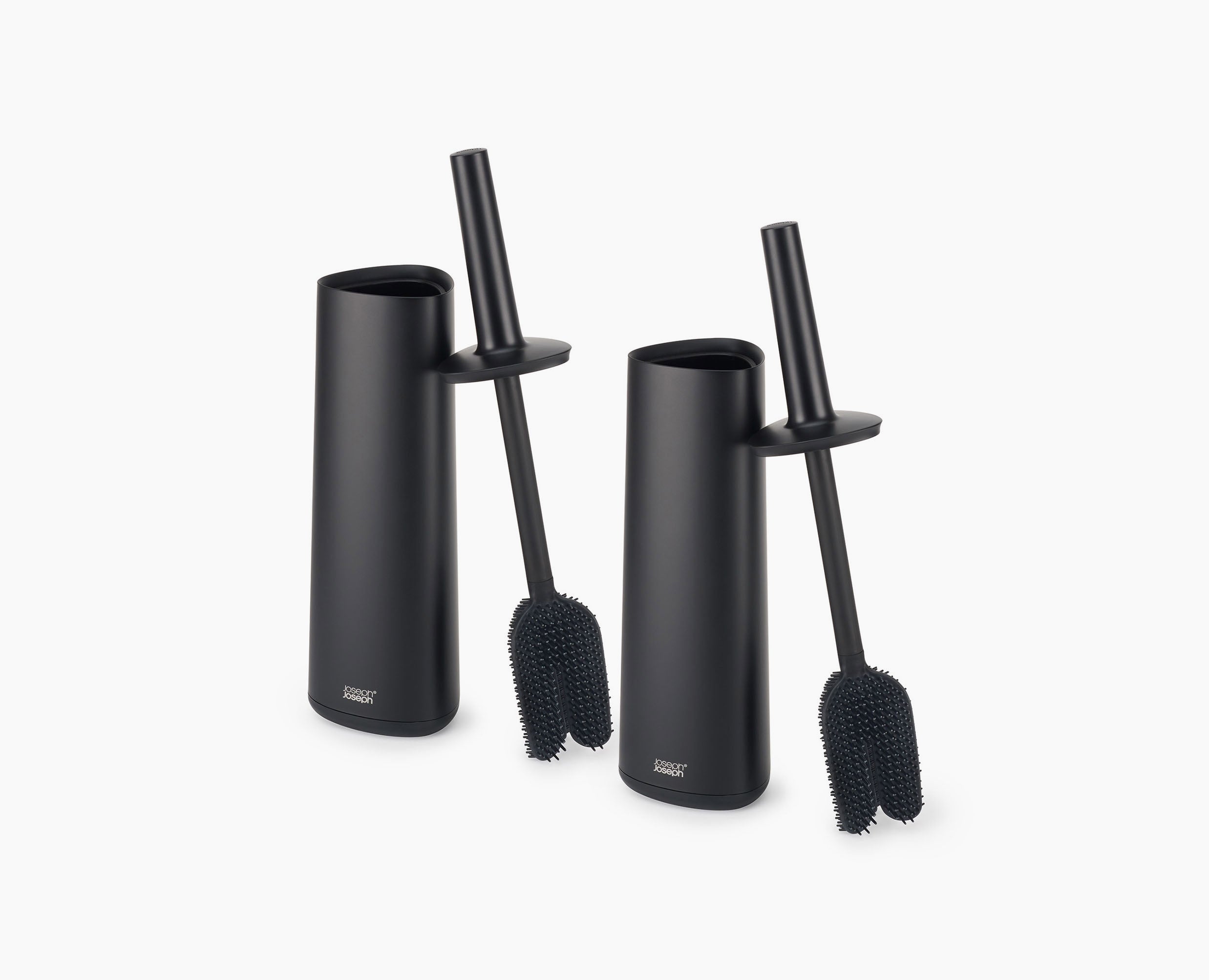 joseph-joseph-flex-360-toilet-brush-matt-black-pack-of-2 image 1
