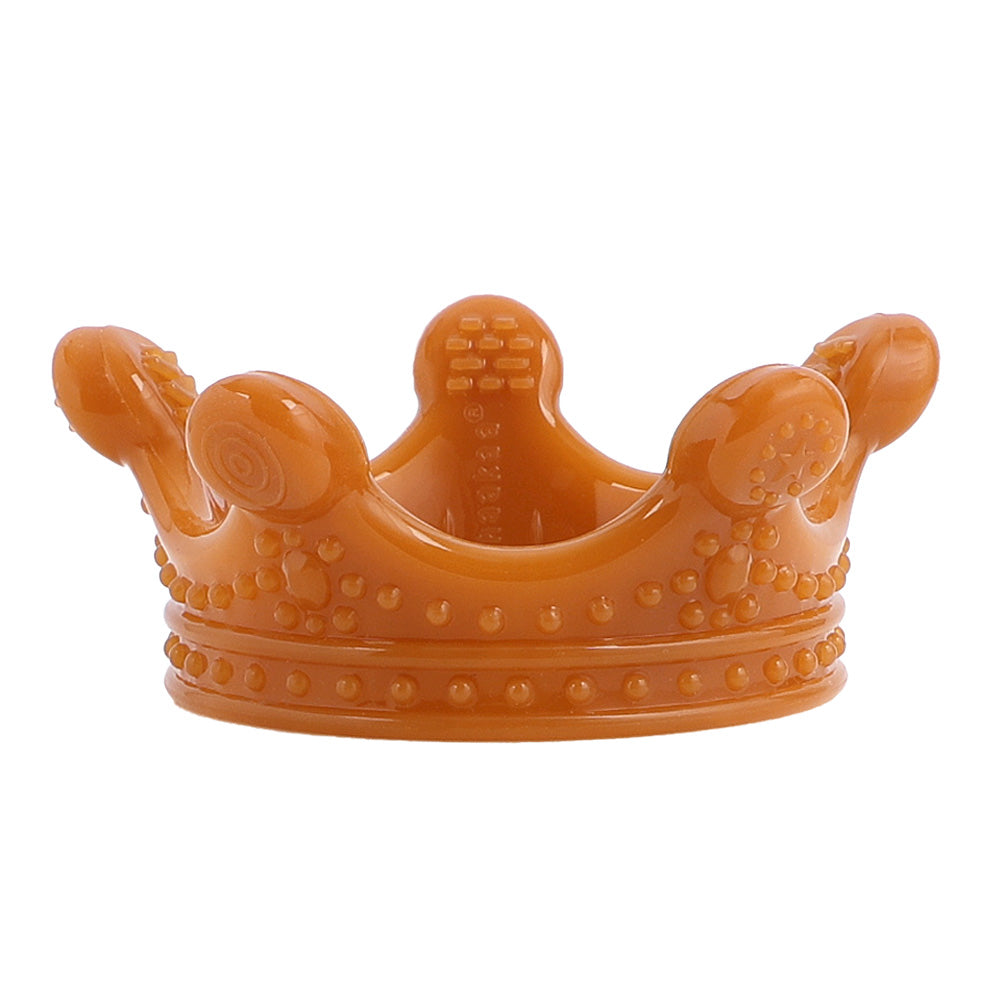 haakaa-silicone-crown-teether-amber-1-pack image 2
