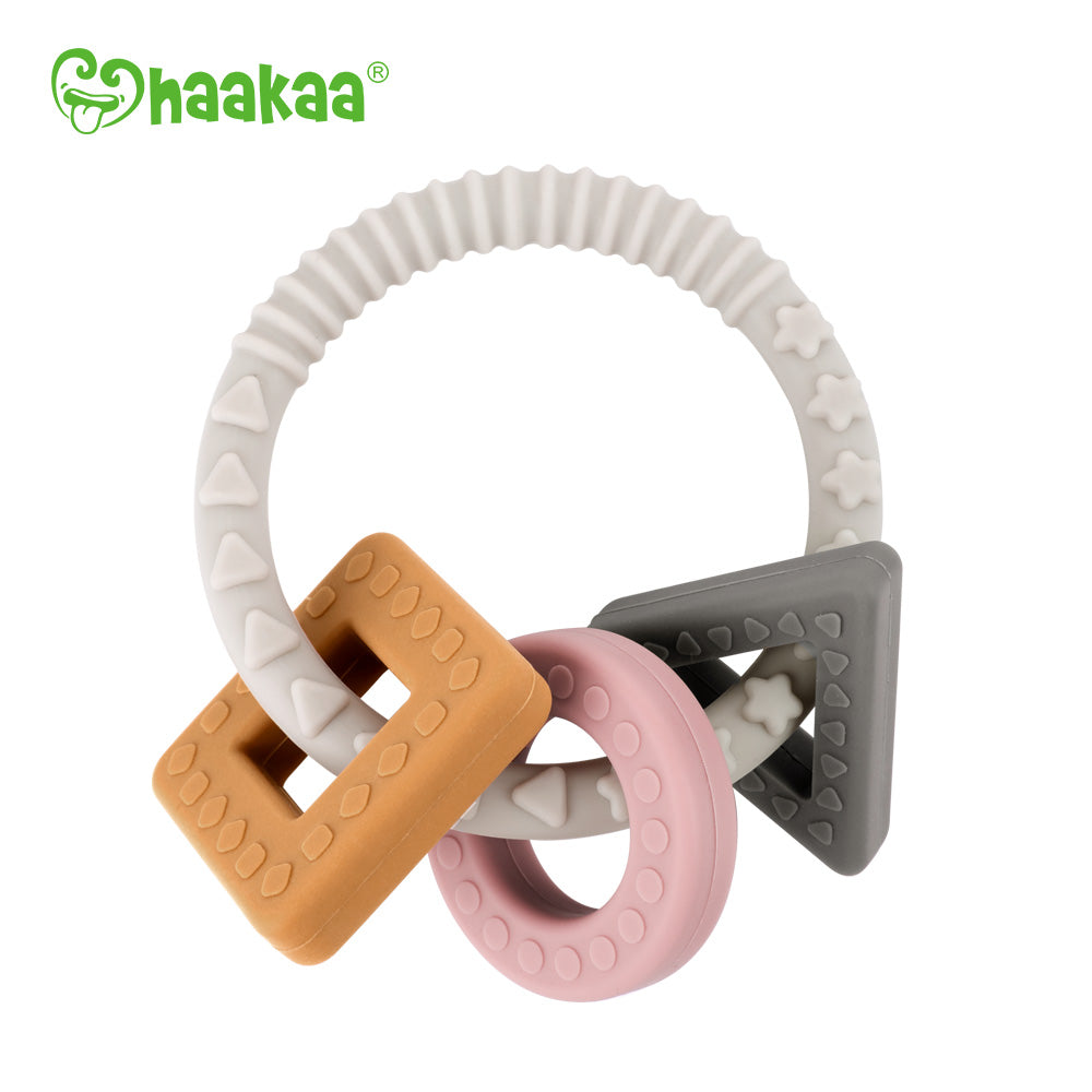 haakaa-silicone-teething-ring-pack-of-4 image 1