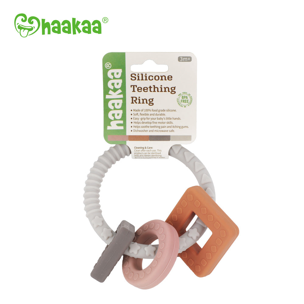 haakaa-silicone-teething-ring-pack-of-4 image 2