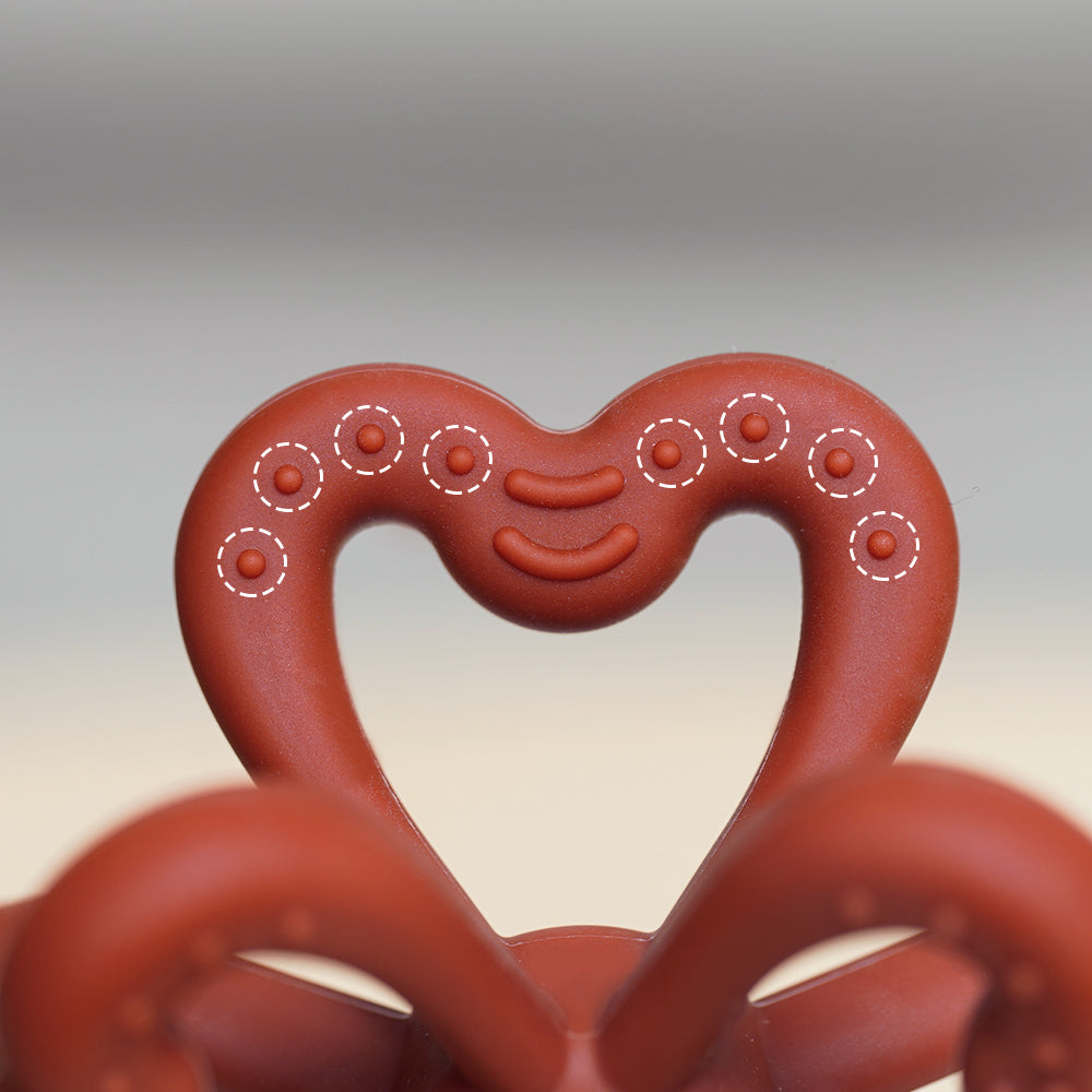 haakaa-silicone-clover-teether-1-pack image 5