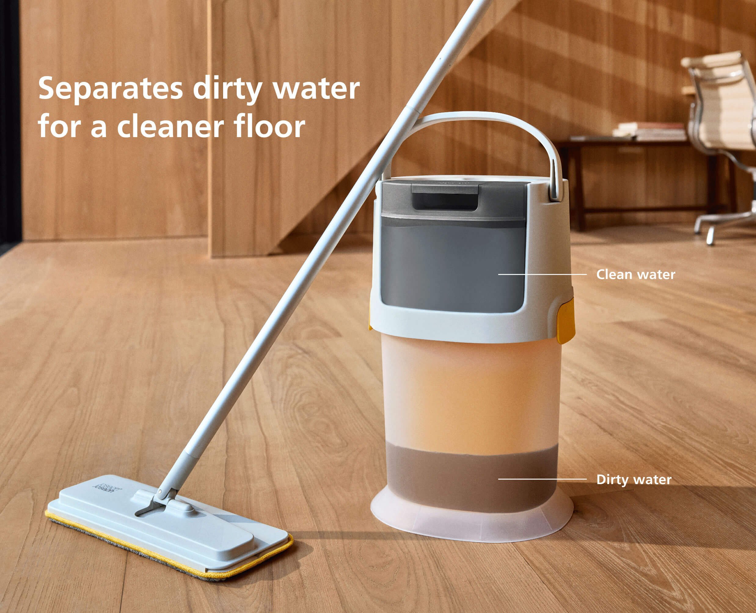 joseph-joseph-ultraclean-microfibre-floor-mop-cleaning-system image 3