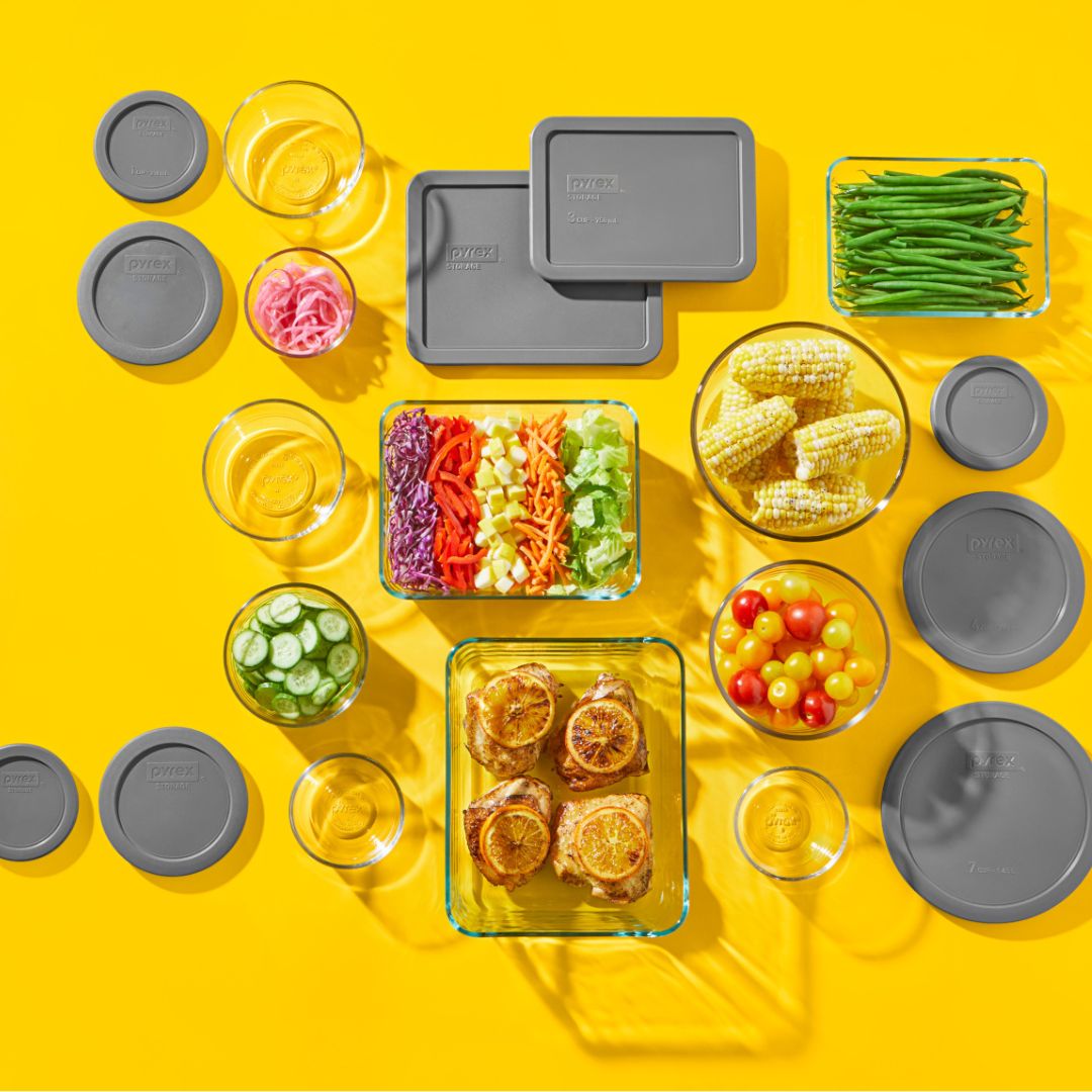 pyrex-simply-store-20-piece-glass-food-storage-set-with-gray-lids image 3