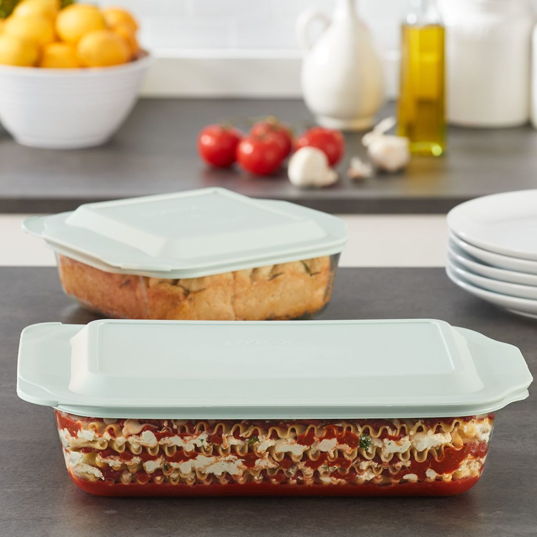 pyrex-deep-4-piece-baking-dish-set-with-sage-lids image 2