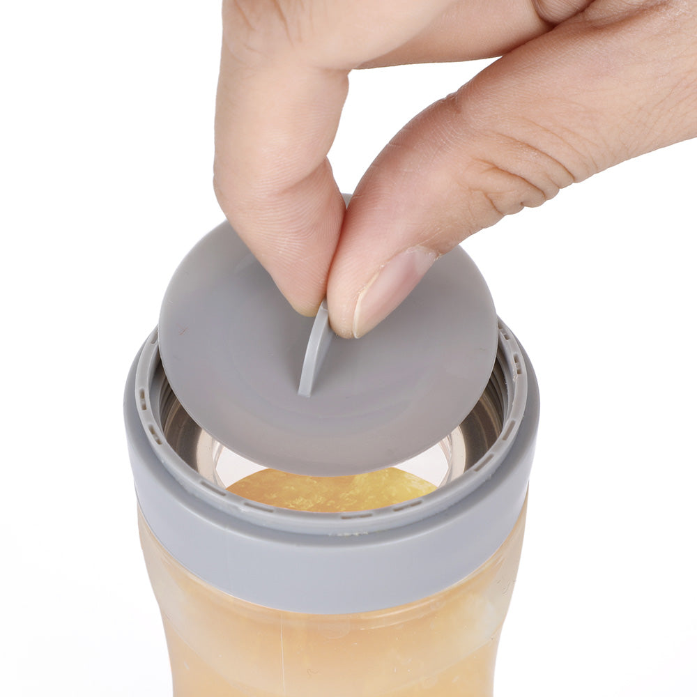 haakaa-silicone-baby-food-dispensing-spoon-with-cap-1-pack image 4