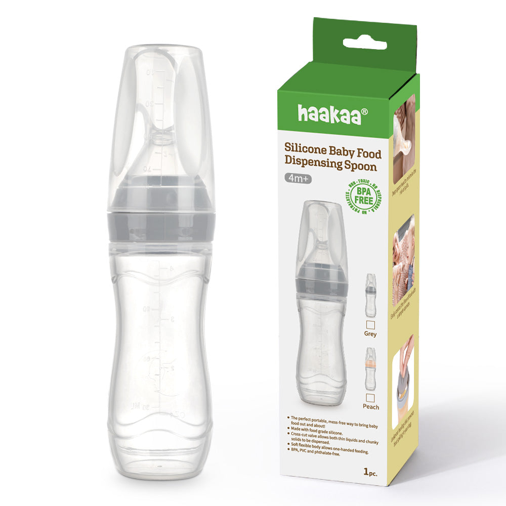haakaa-silicone-baby-food-dispensing-spoon-with-cap-1-pack image 8