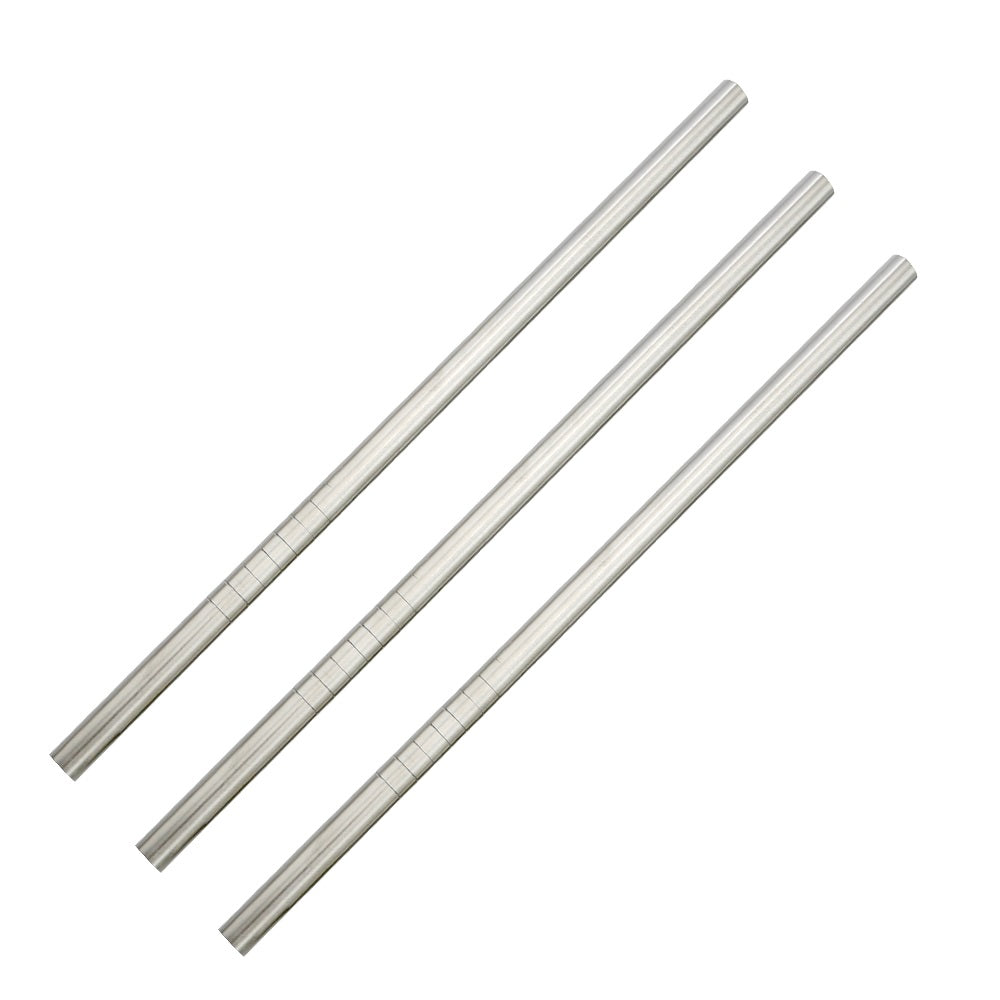 haakaa-straight-stainless-steel-straws-with-cleaning-brush-3-pk image 1