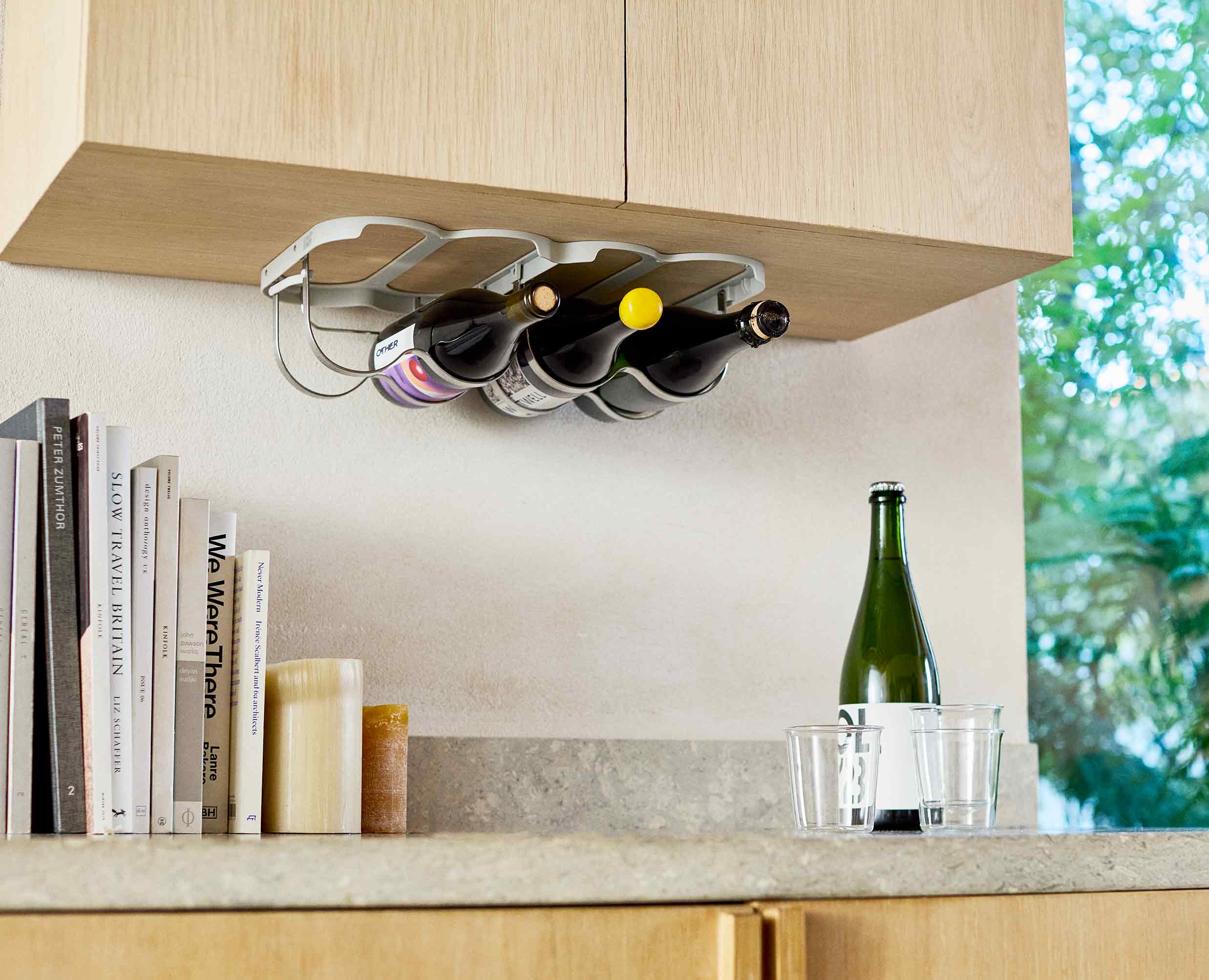 joseph-joseph-cradle-under-shelf-folding-wine-bottle-rack image 3